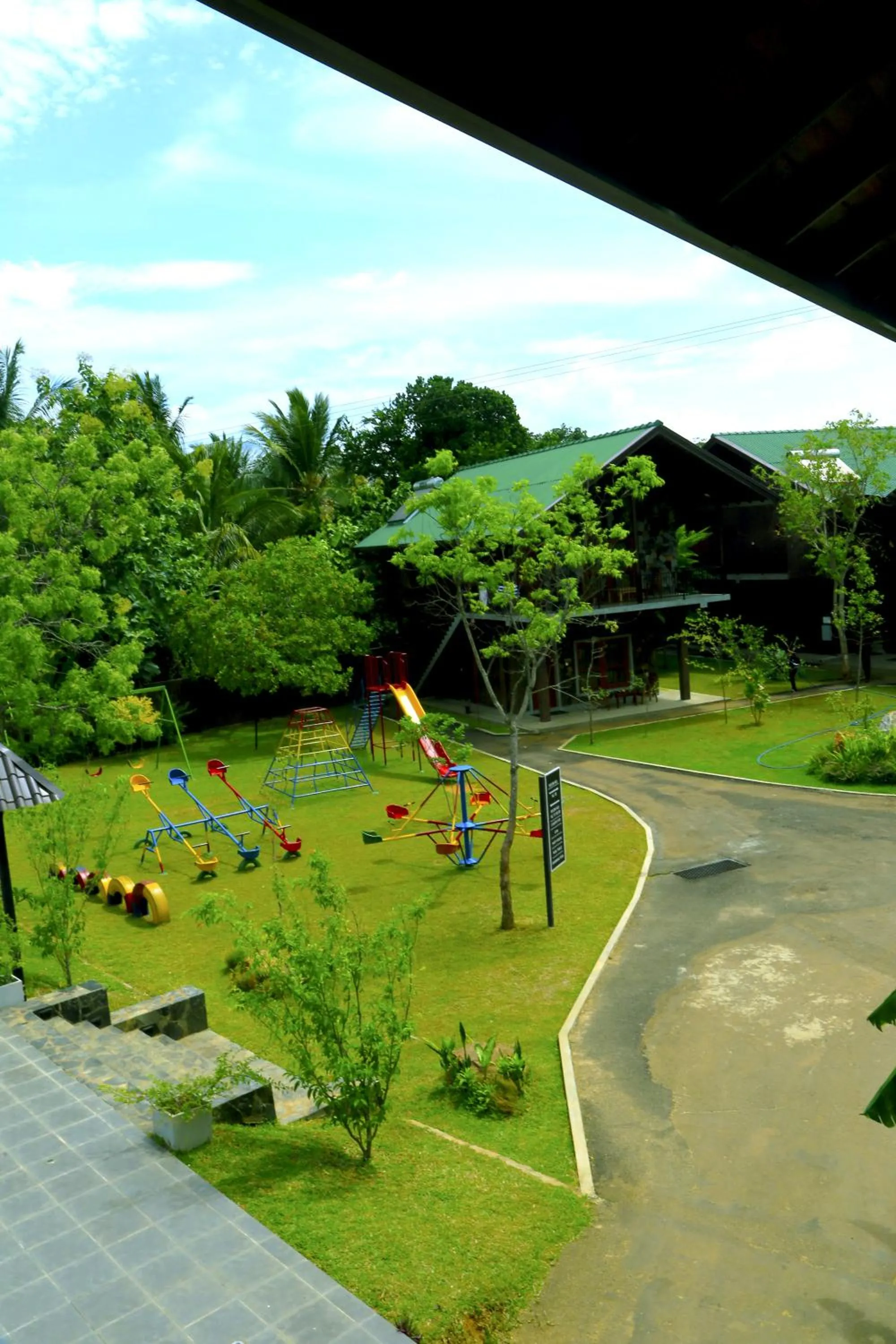 Children play ground in Doola River Edge