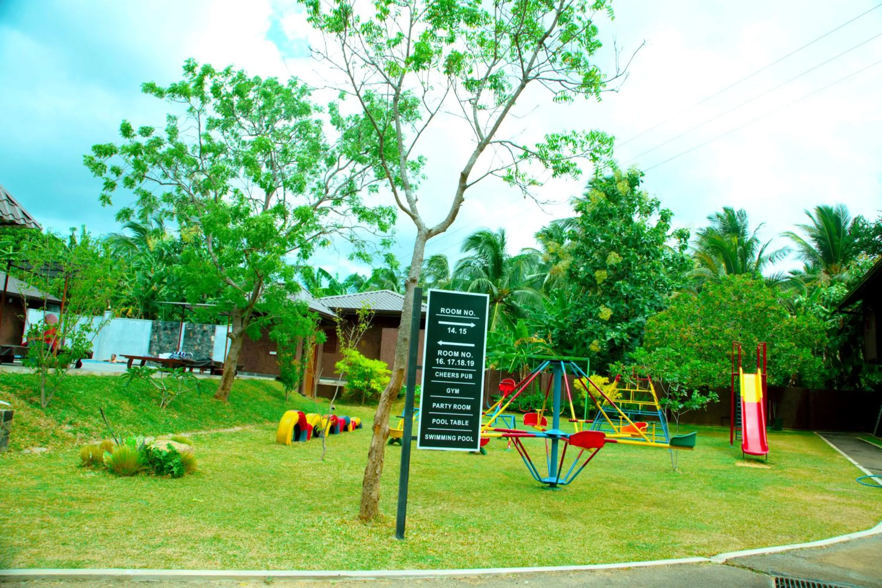 Children play ground in Doola River Edge