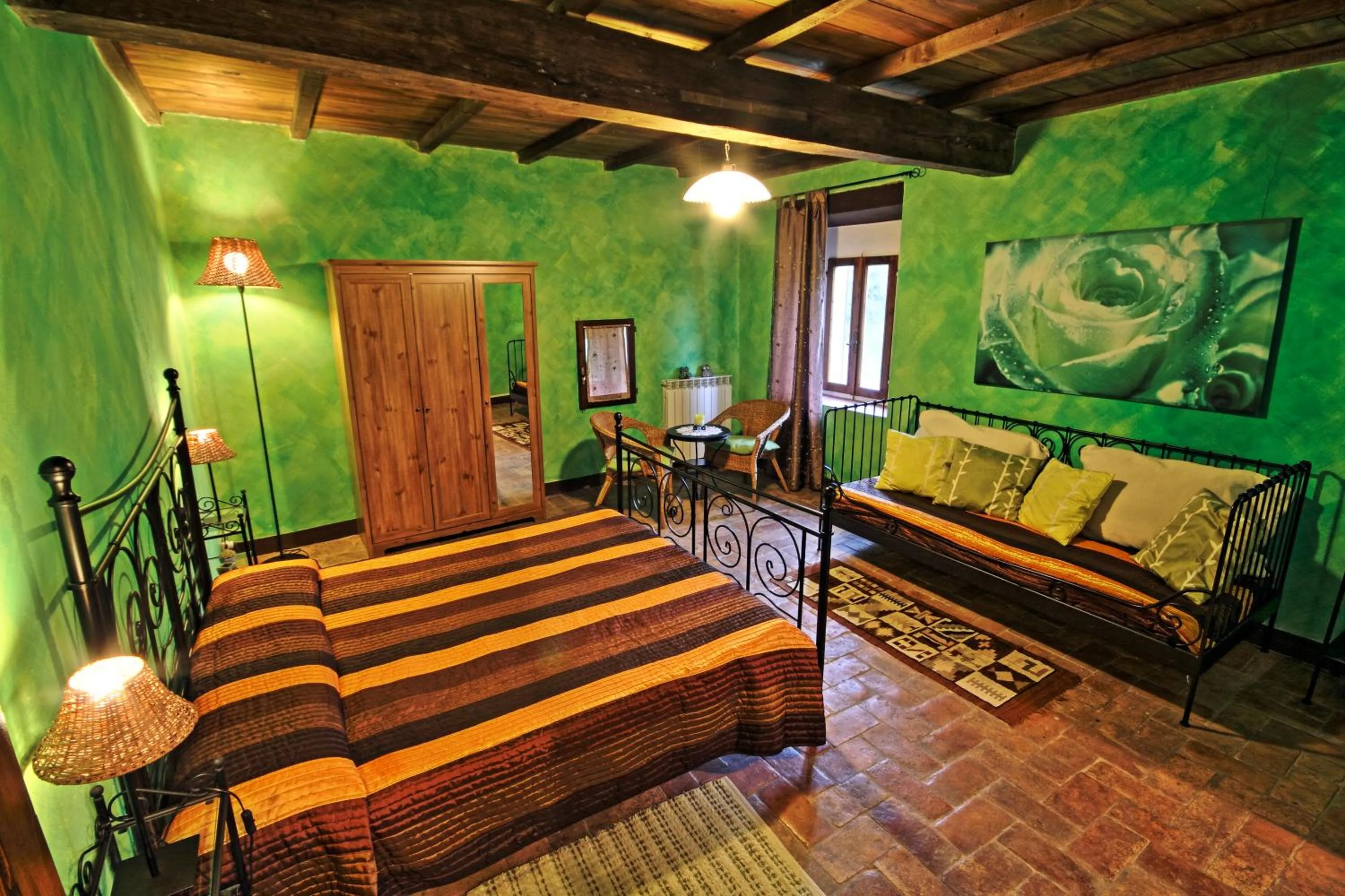 Bed in Antica Locanda La Canonica