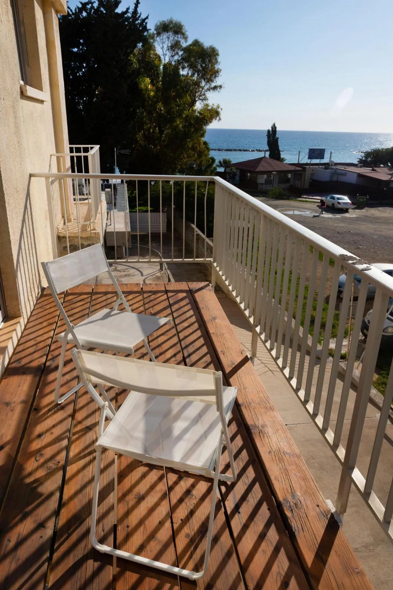 Balcony/Terrace in Athenaeum Beachside Apt by TrulyCyprus