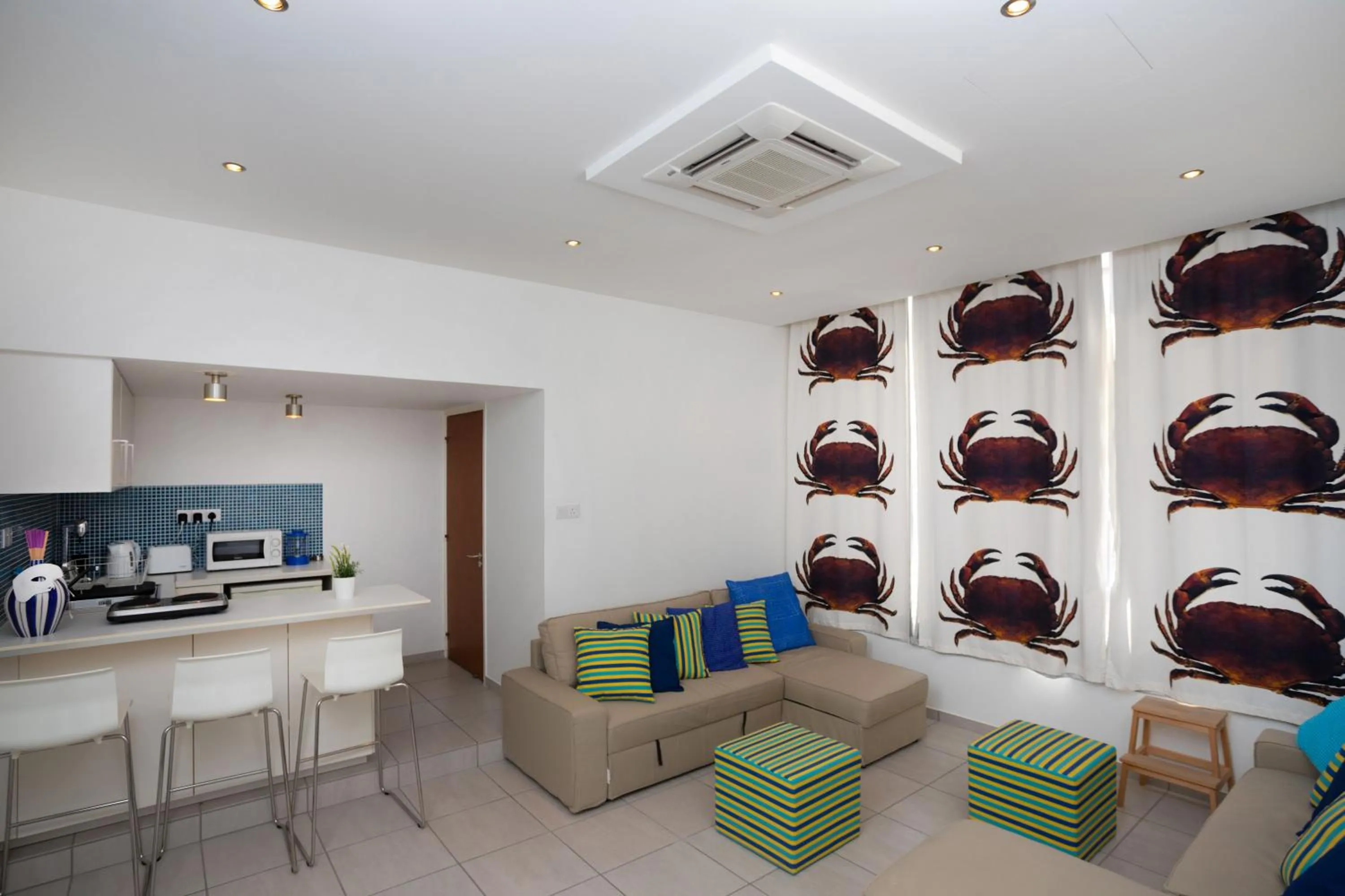 Bed in Athenaeum Beachside Apt by TrulyCyprus