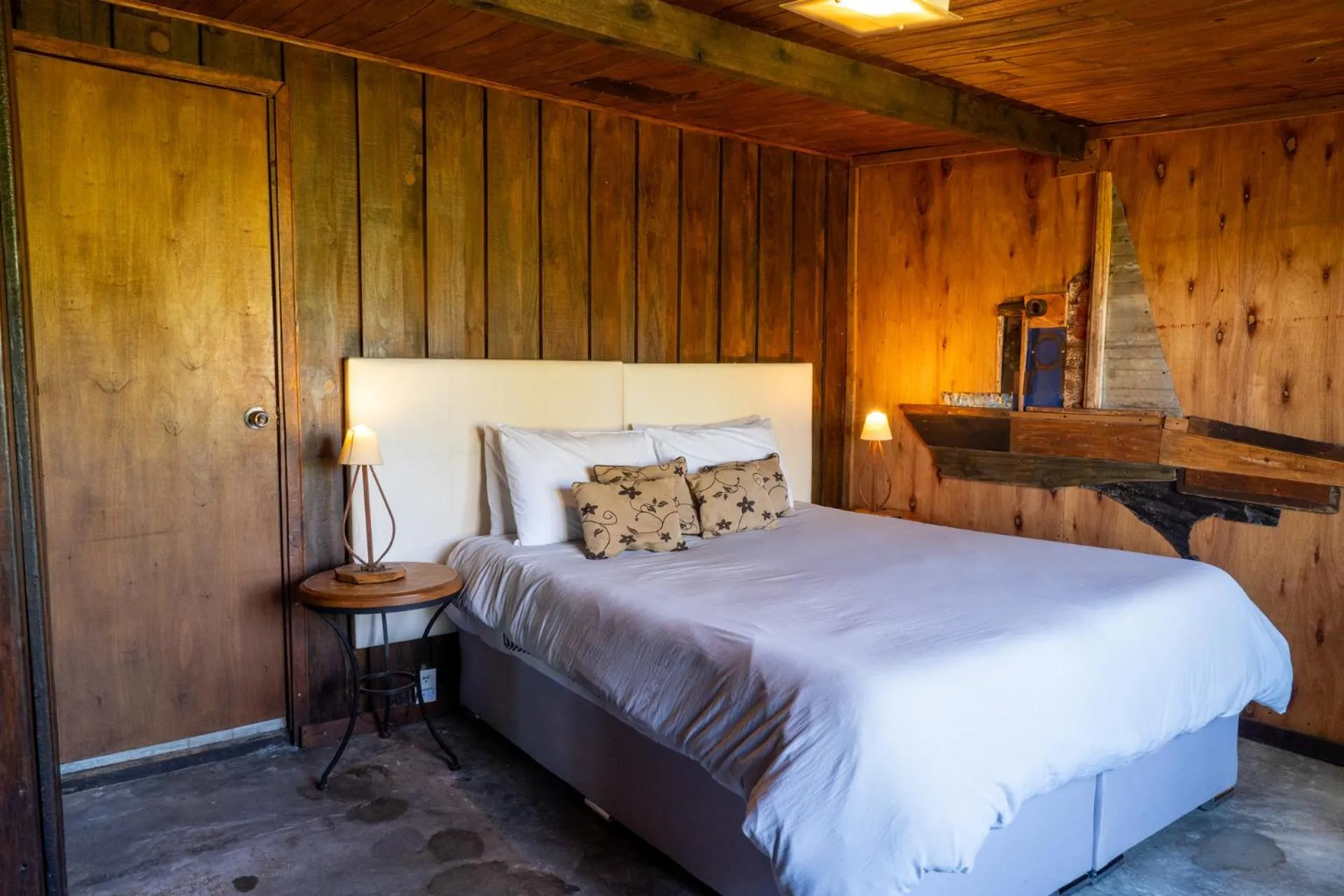 Bed in Cabañas en el Bosque a 5 minutos del mar - Estancia CH