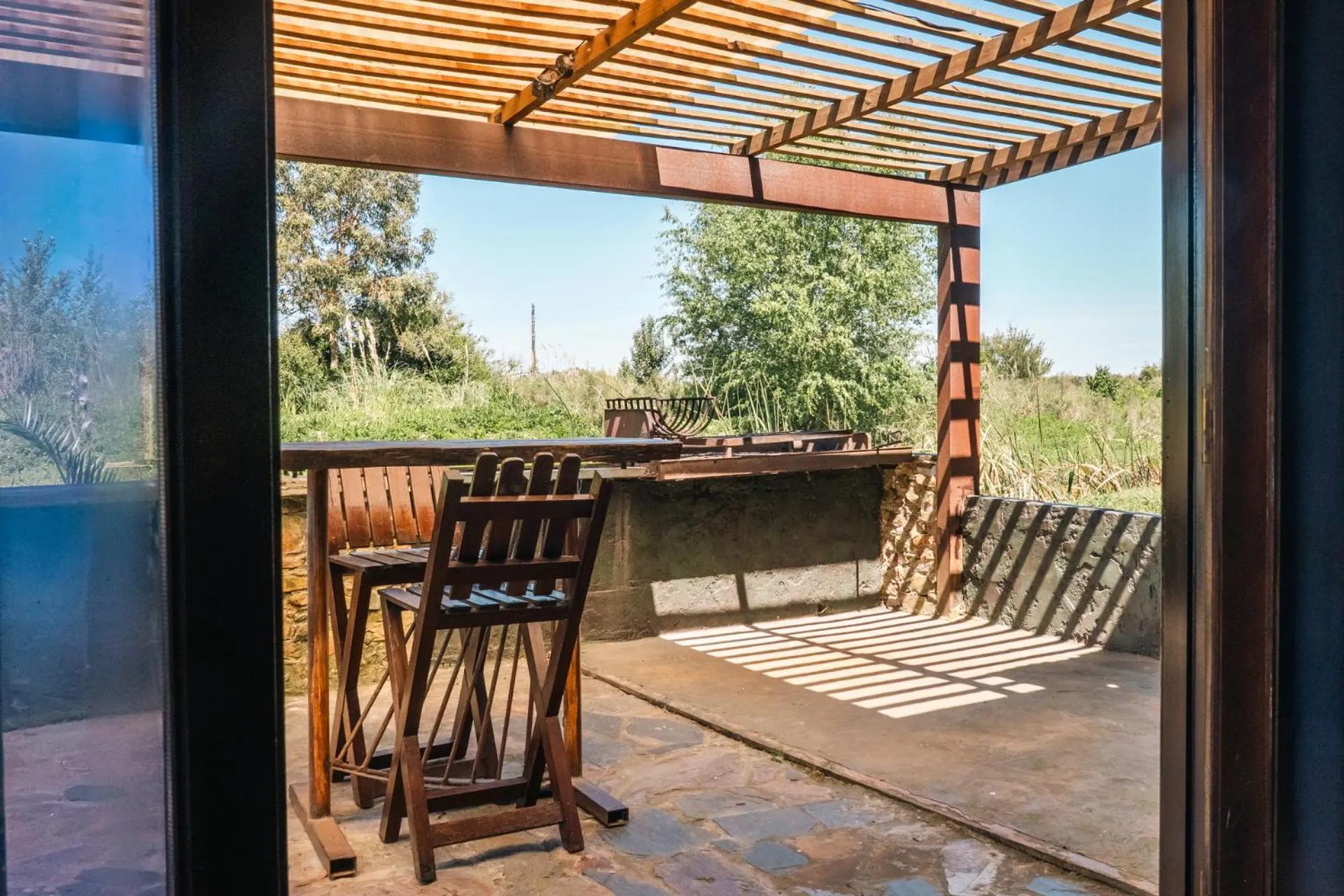 Balcony/Terrace in Cabañas en el Bosque a 5 minutos del mar - Estancia CH