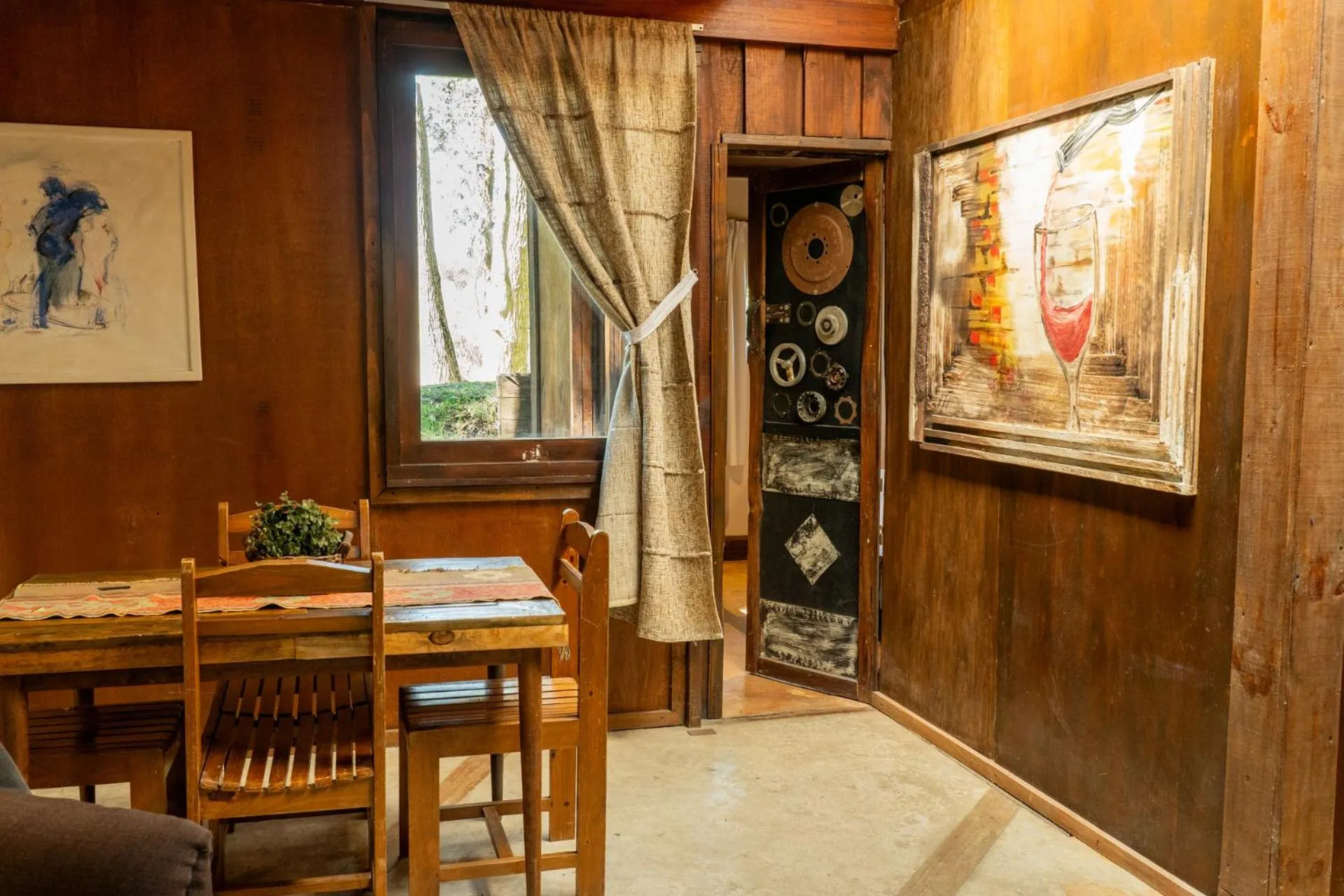 Living room in Cabañas en el Bosque a 5 minutos del mar - Estancia CH