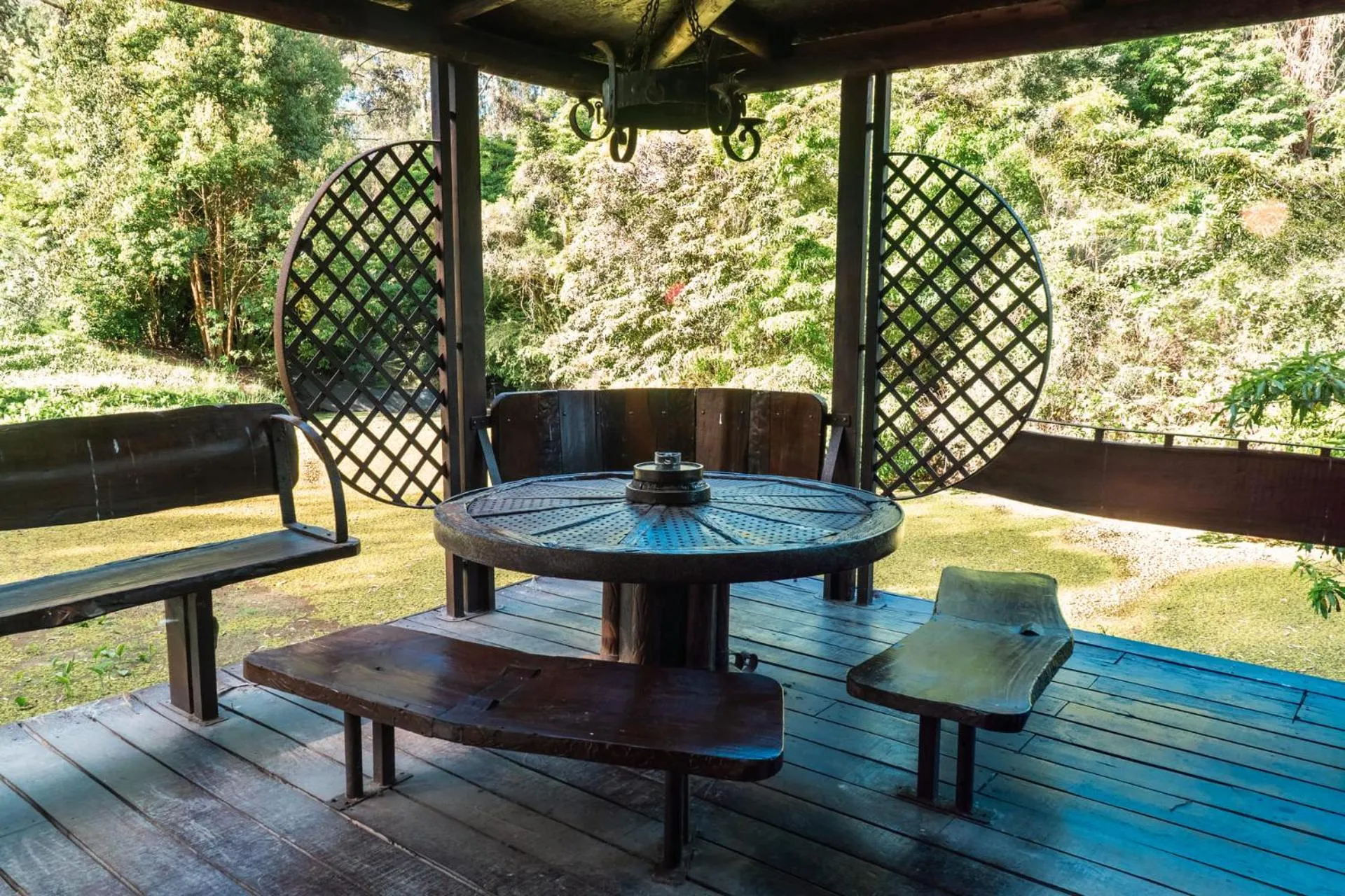Balcony/Terrace in Cabañas en el Bosque a 5 minutos del mar - Estancia CH