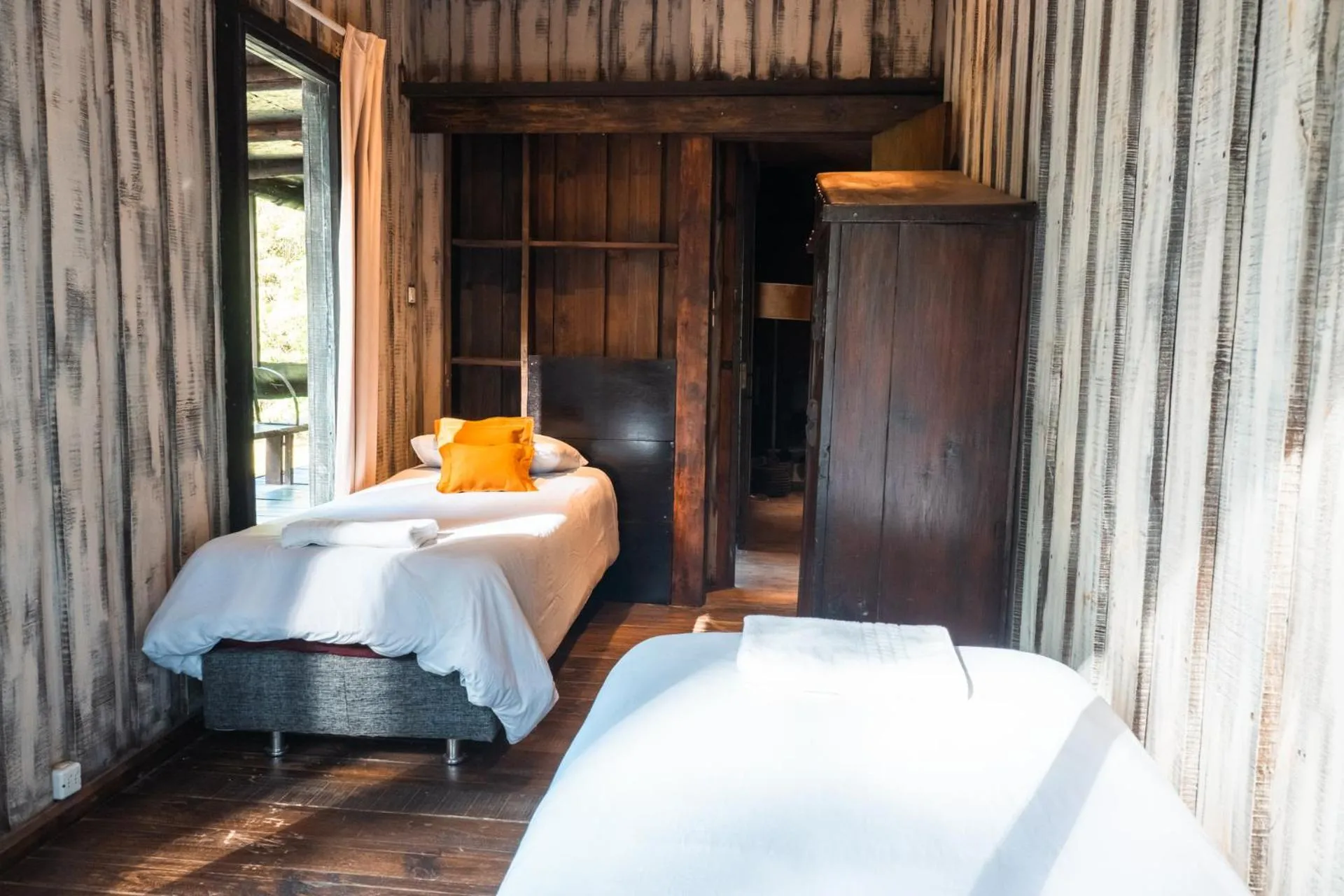 Photo of the whole room, Bed in Cabañas en el Bosque a 5 minutos del mar - Estancia CH
