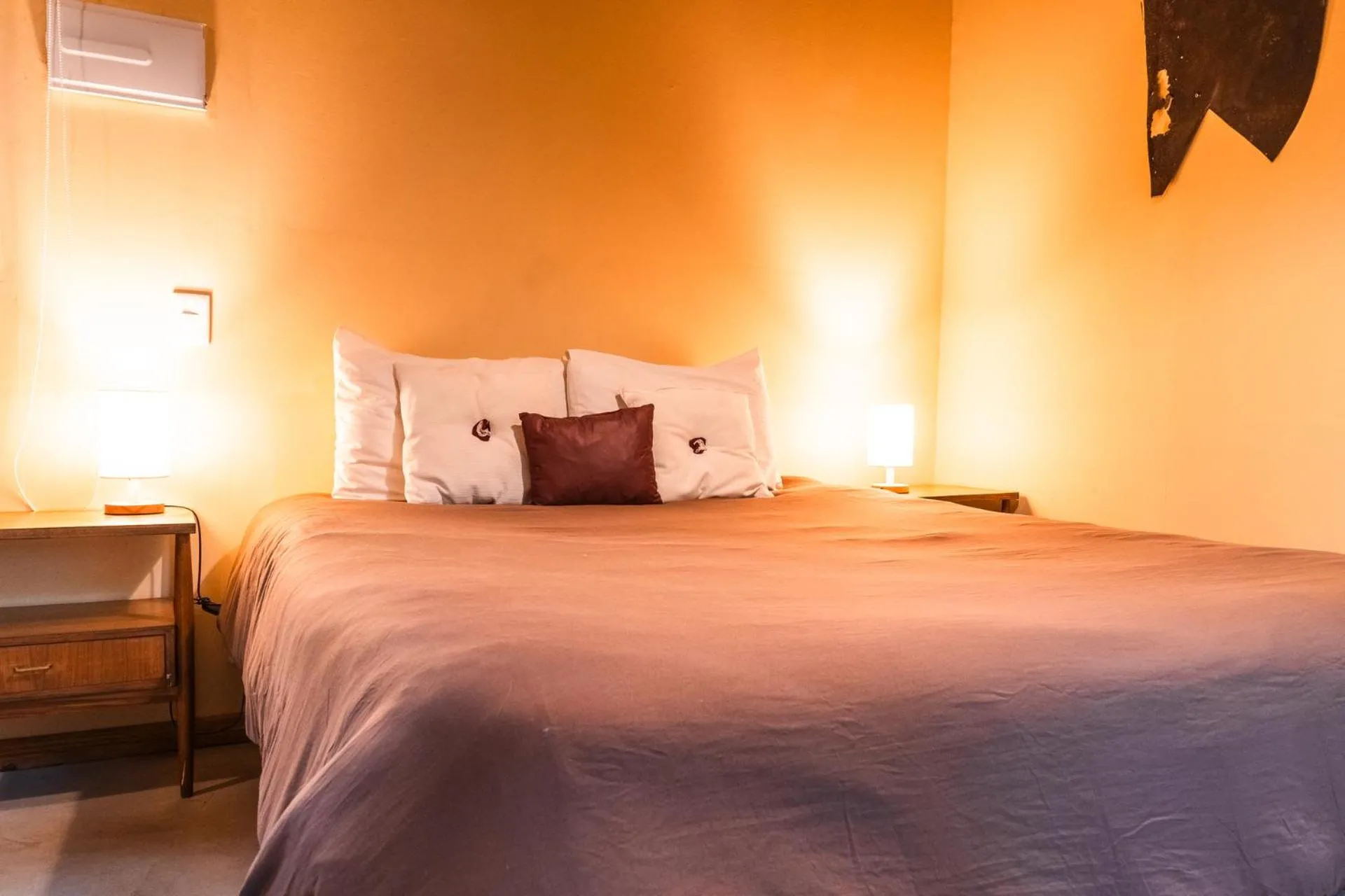 Bed in Cabañas en el Bosque a 5 minutos del mar - Estancia CH