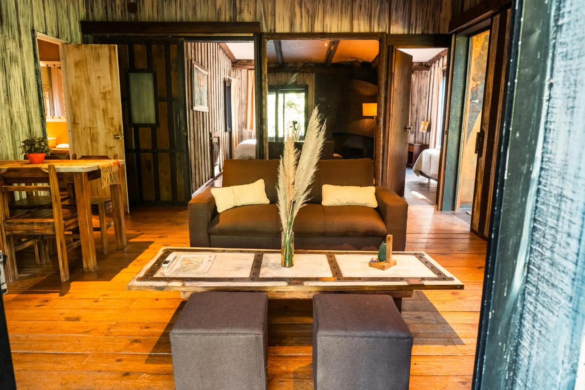 Living room in Cabañas en el Bosque a 5 minutos del mar - Estancia CH