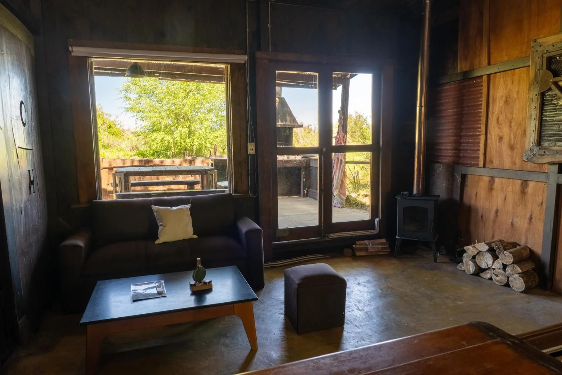 Living room in Cabañas en el Bosque a 5 minutos del mar - Estancia CH