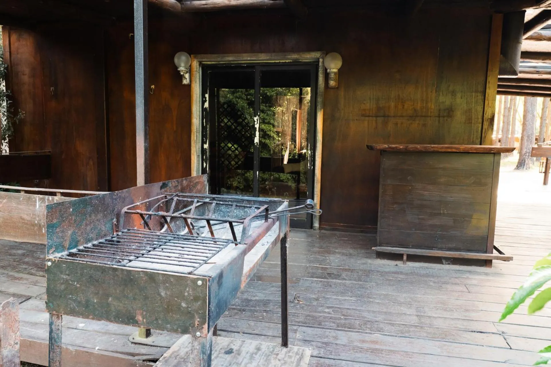BBQ facilities in Cabañas en el Bosque a 5 minutos del mar - Estancia CH