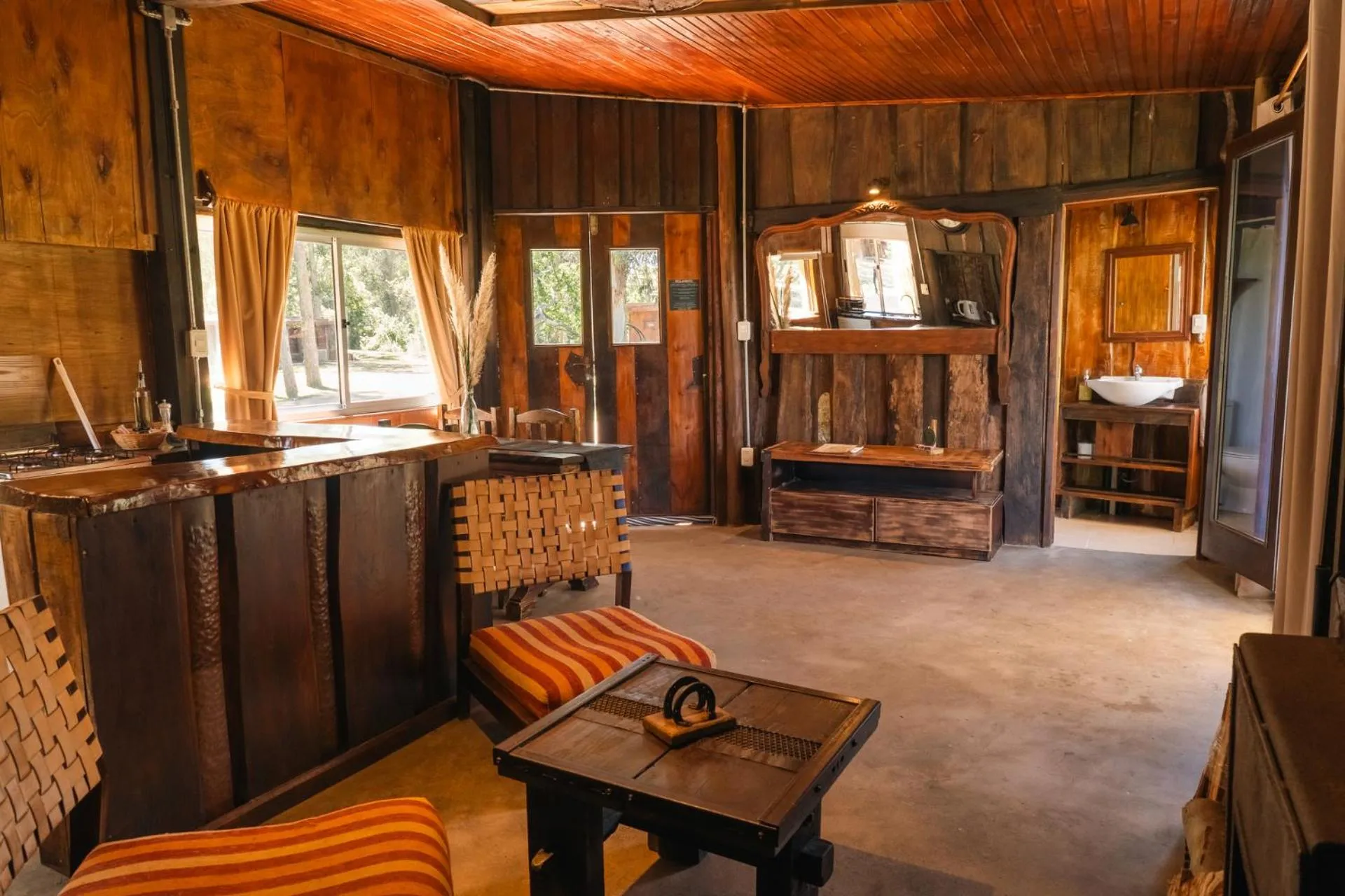 Living room in Cabañas en el Bosque a 5 minutos del mar - Estancia CH