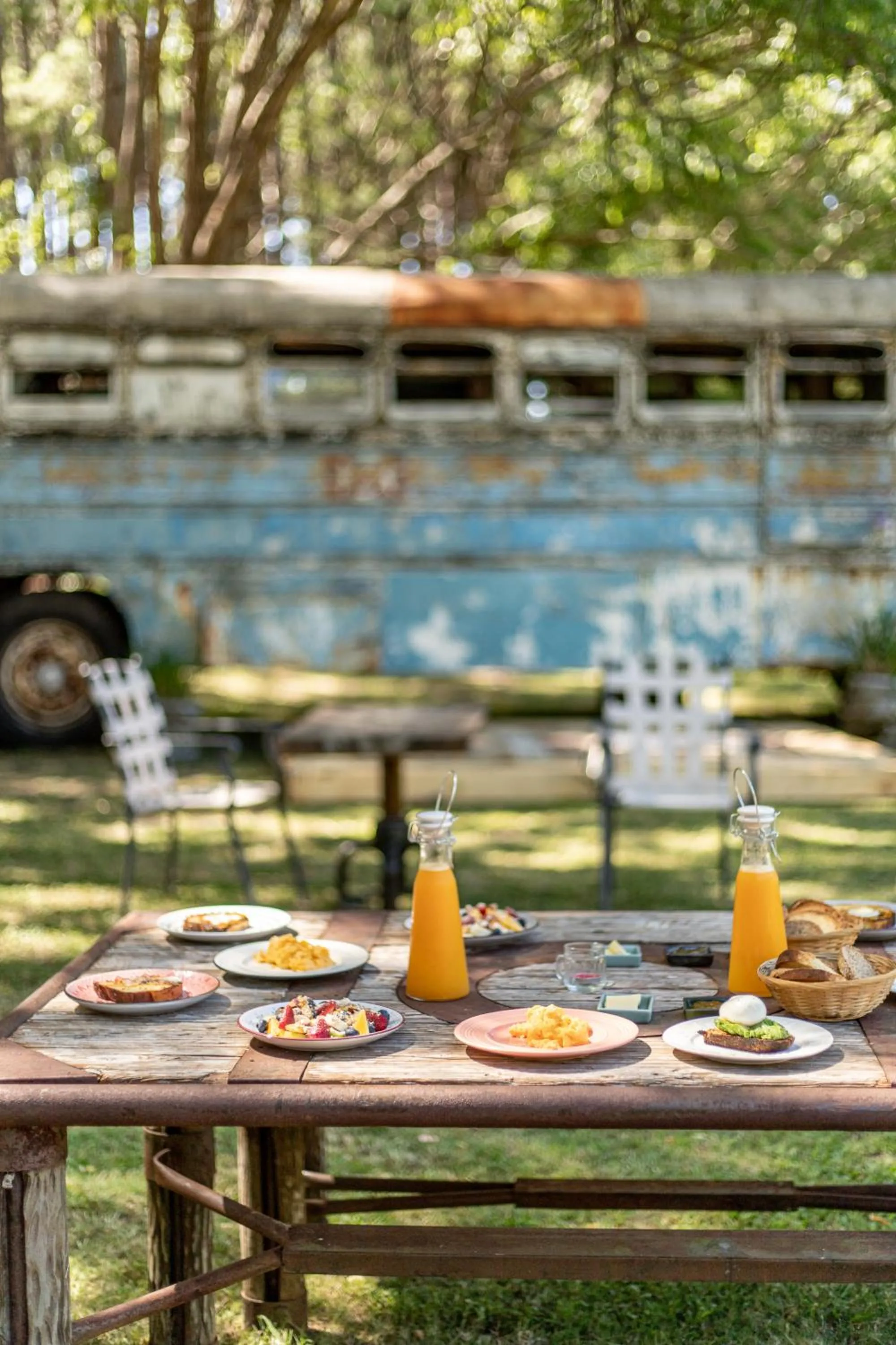 Breakfast in Cabañas en el Bosque a 5 minutos del mar - Estancia CH