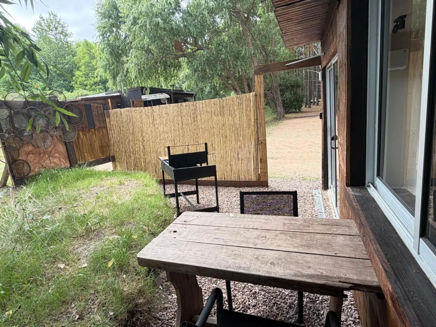 Patio in Cabañas en el Bosque a 5 minutos del mar - Estancia CH