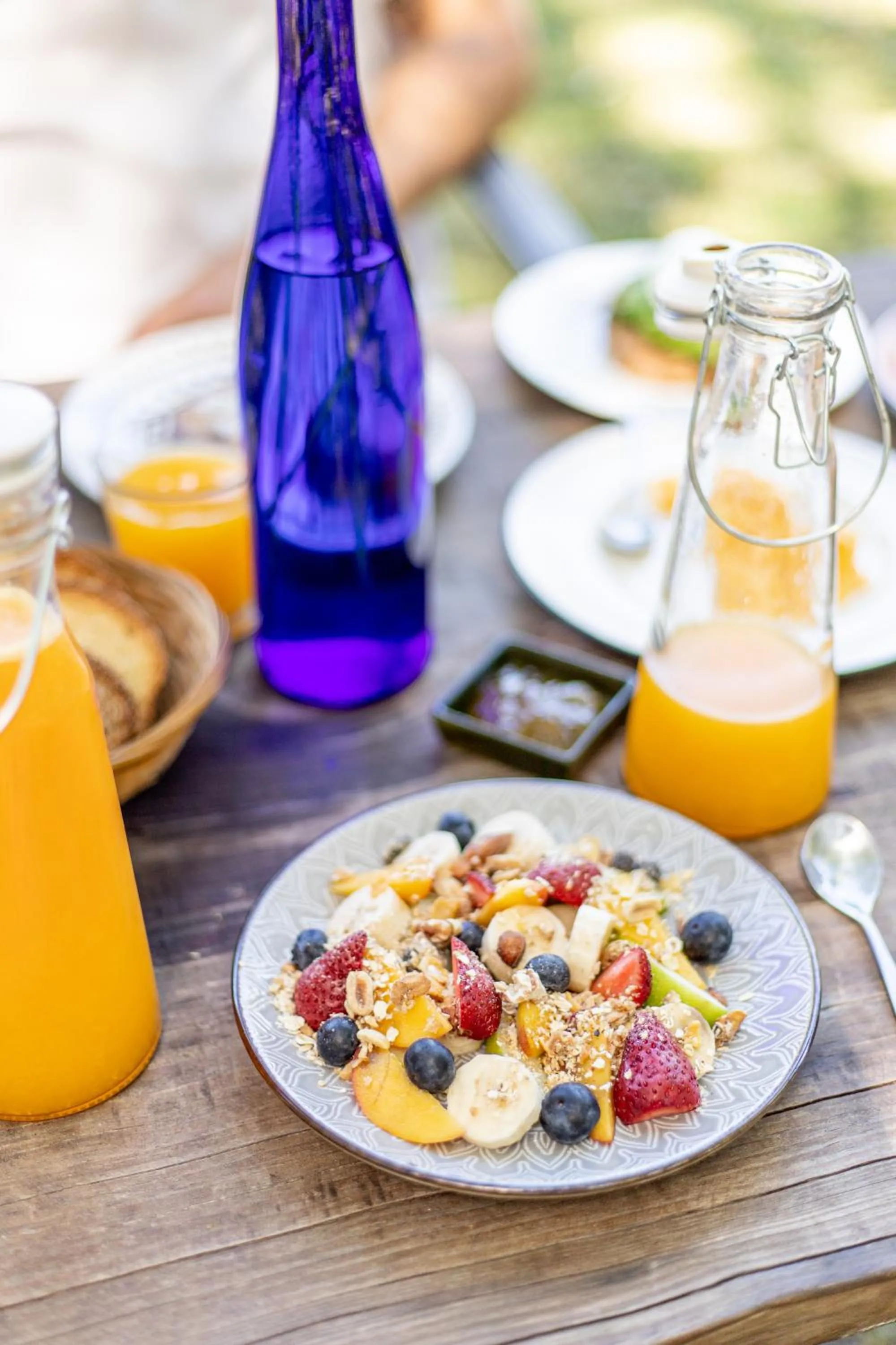 Breakfast in Cabañas en el Bosque a 5 minutos del mar - Estancia CH