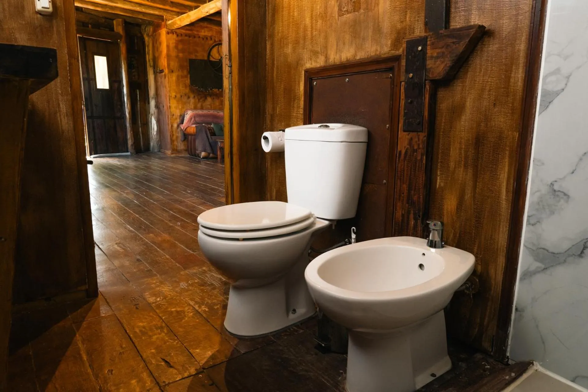 Bathroom in Cabañas en el Bosque a 5 minutos del mar - Estancia CH