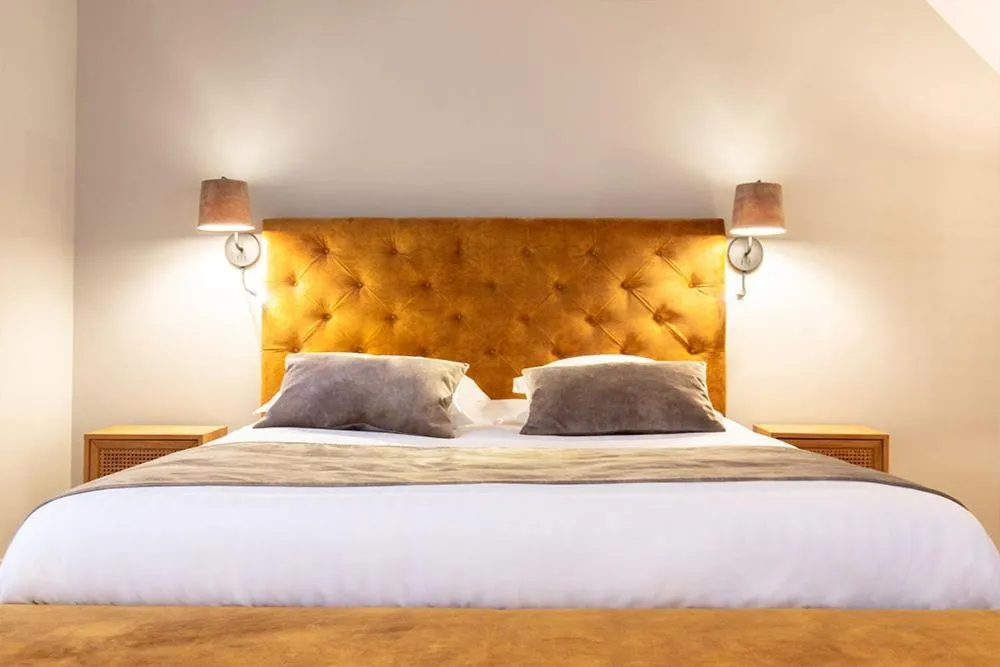 Bed in Hotel Haras De La Potardiere