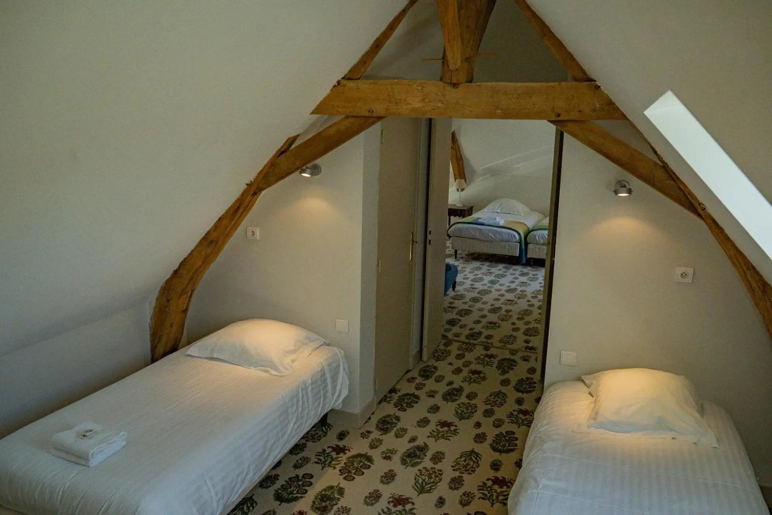 Bedroom, Bed in Hotel Haras De La Potardiere