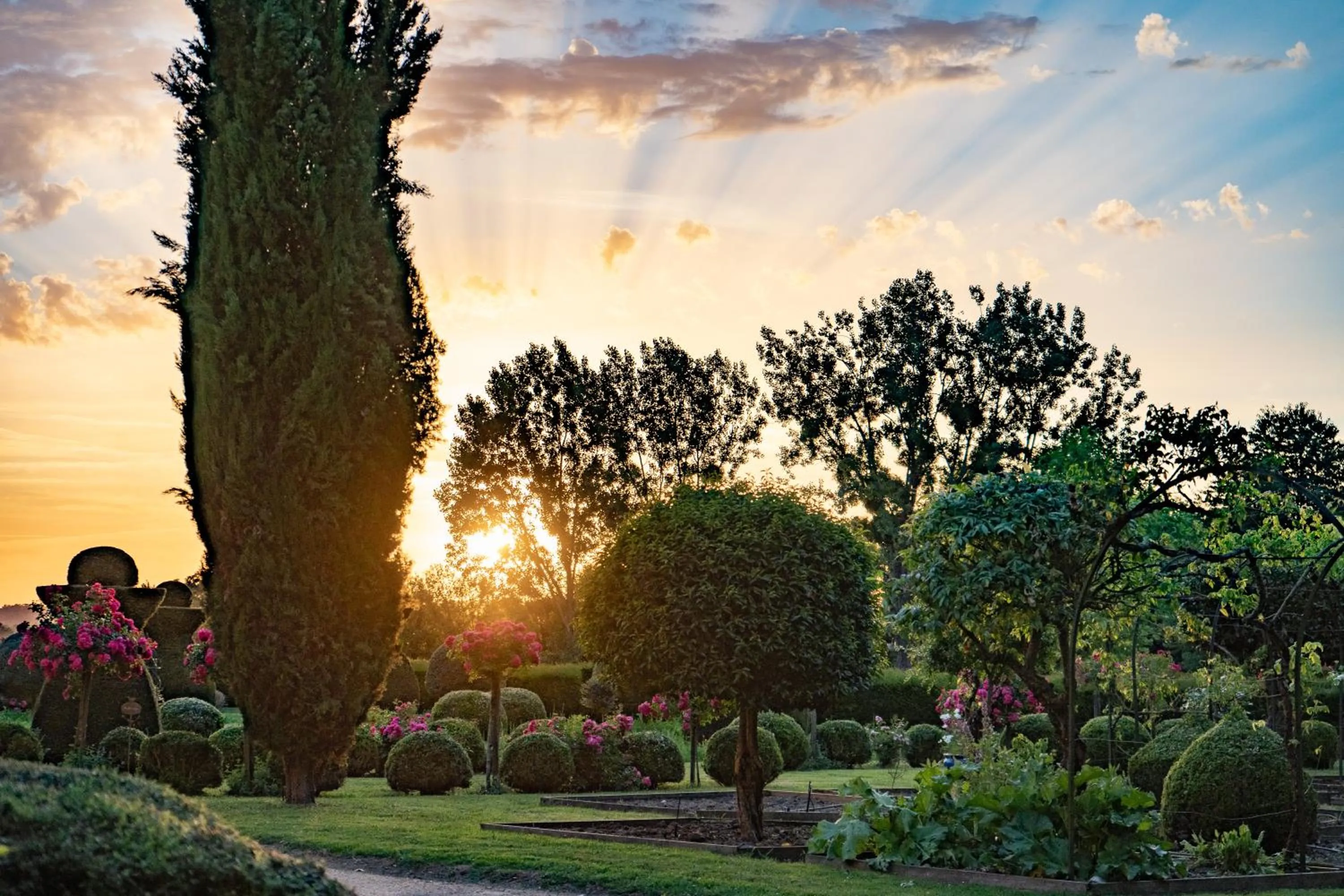 Garden in Hotel Haras De La Potardiere