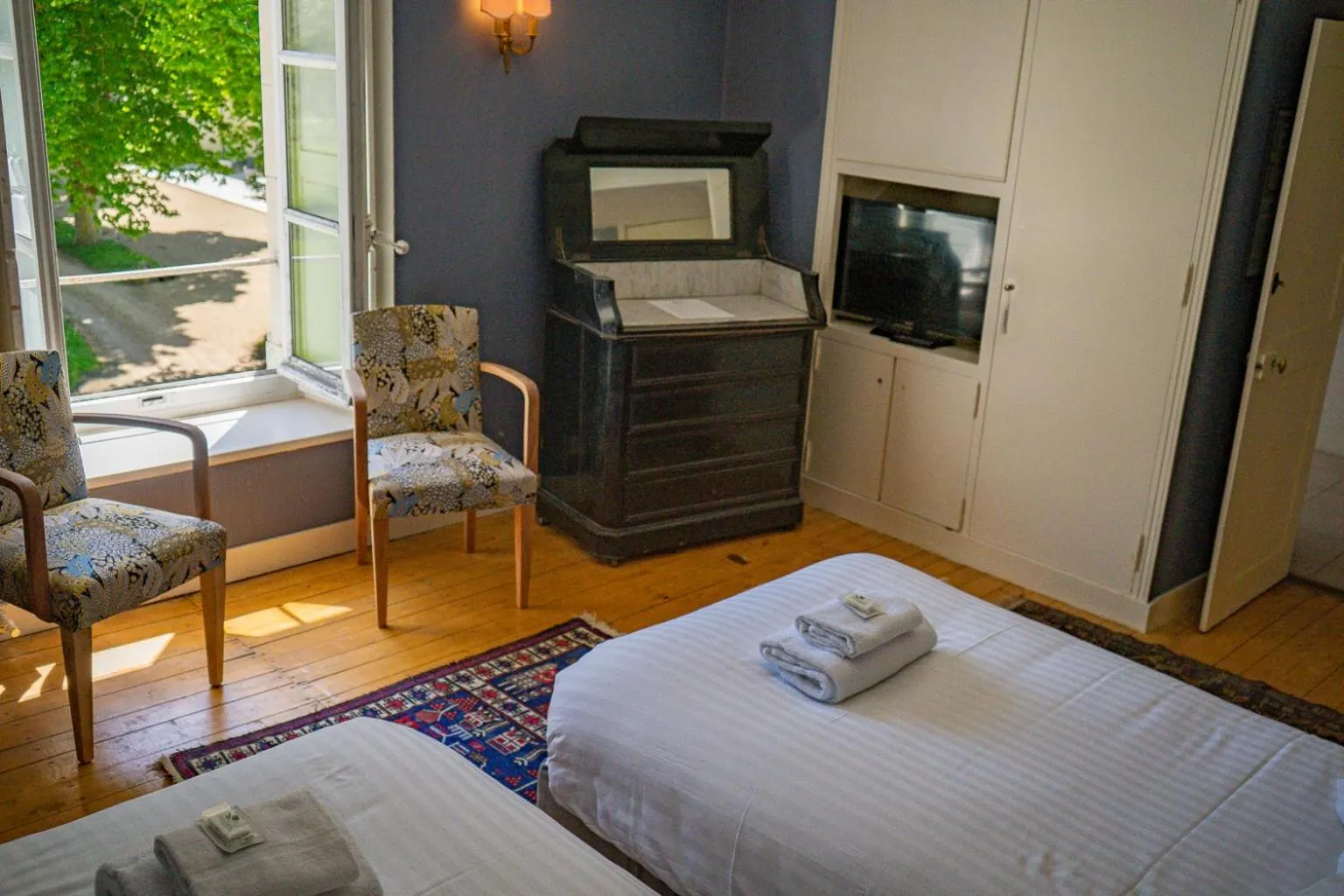 Bedroom, Bed in Hotel Haras De La Potardiere