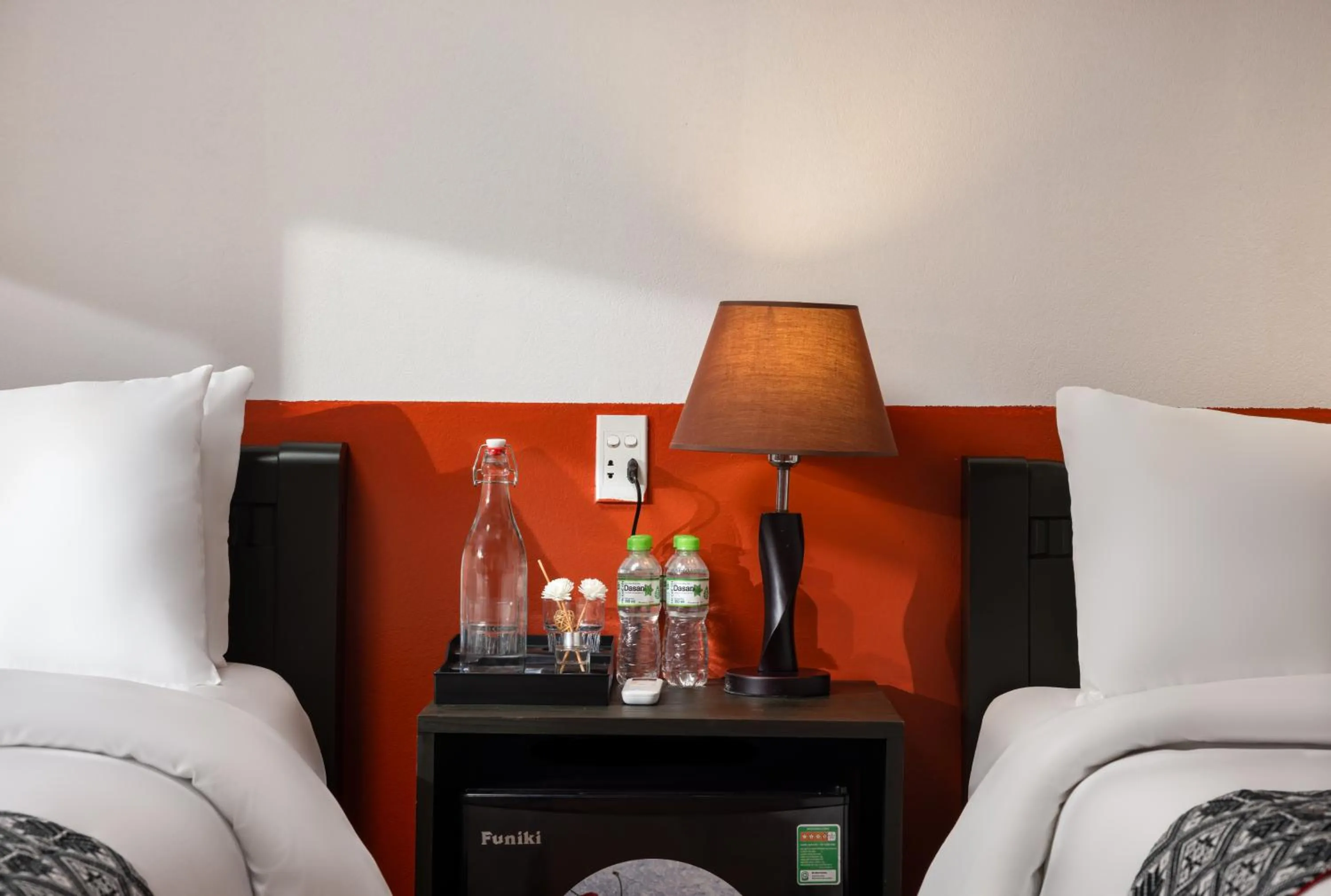 Bed in Cat Ba Serena Homestay And Swimming Pool