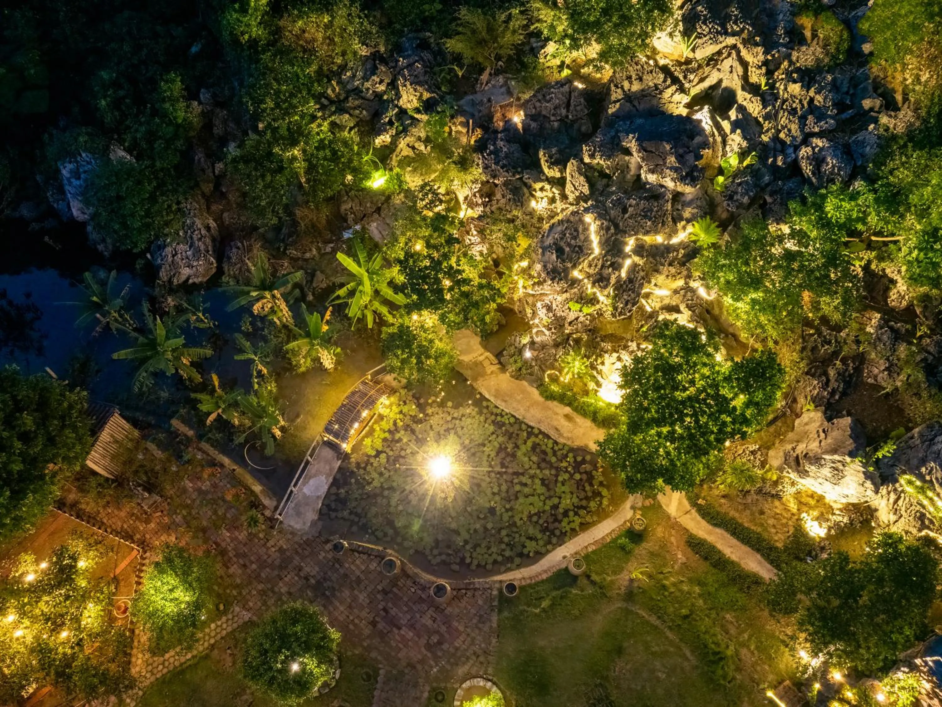 Bird's eye view in Cat Ba Serena Homestay And Swimming Pool