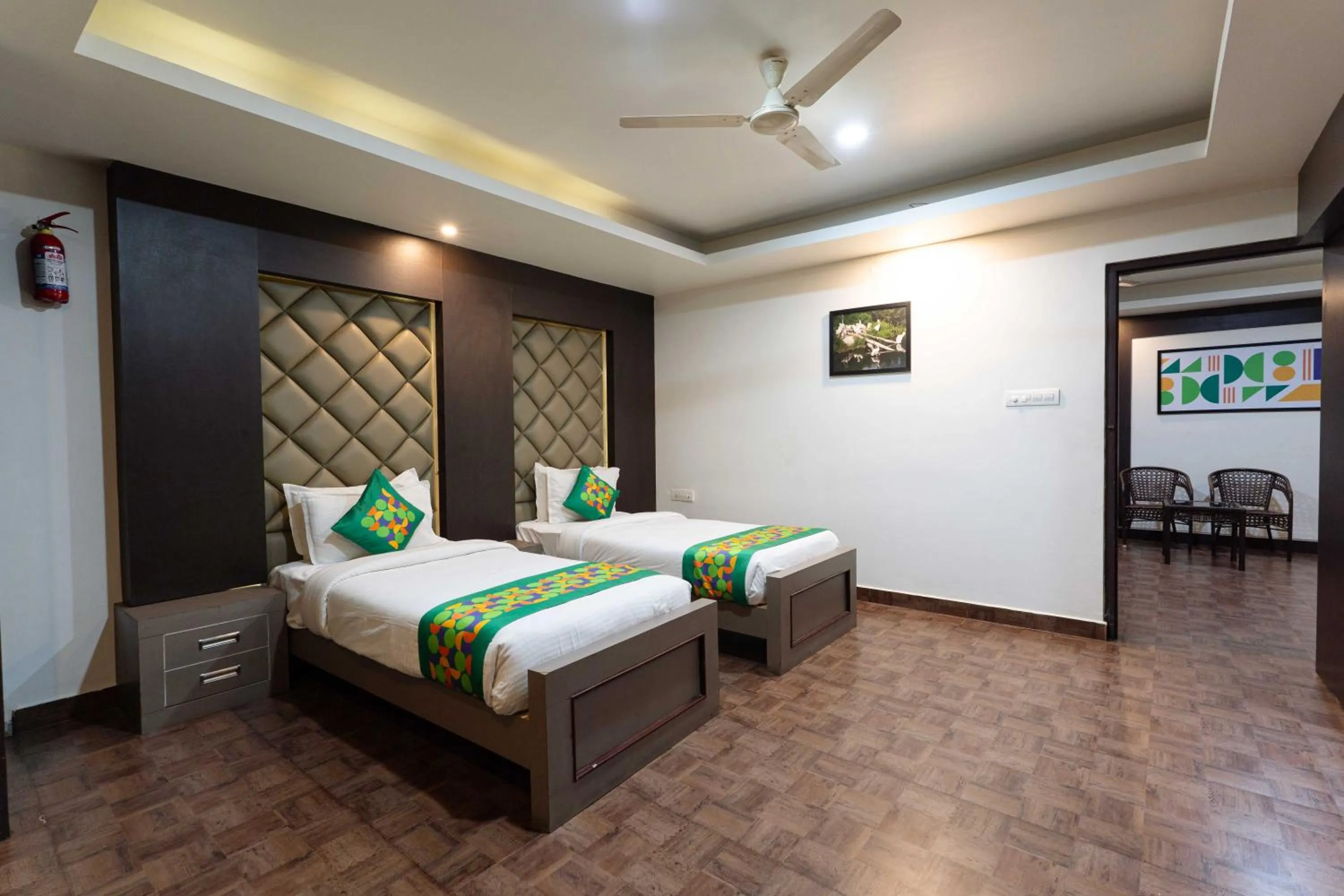 Bedroom, Bed in Treebo Kings Orchid