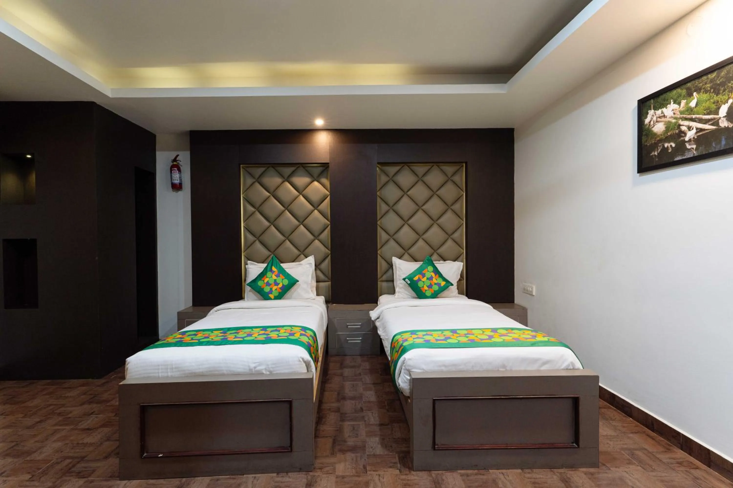 Bedroom, Bed in Treebo Kings Orchid