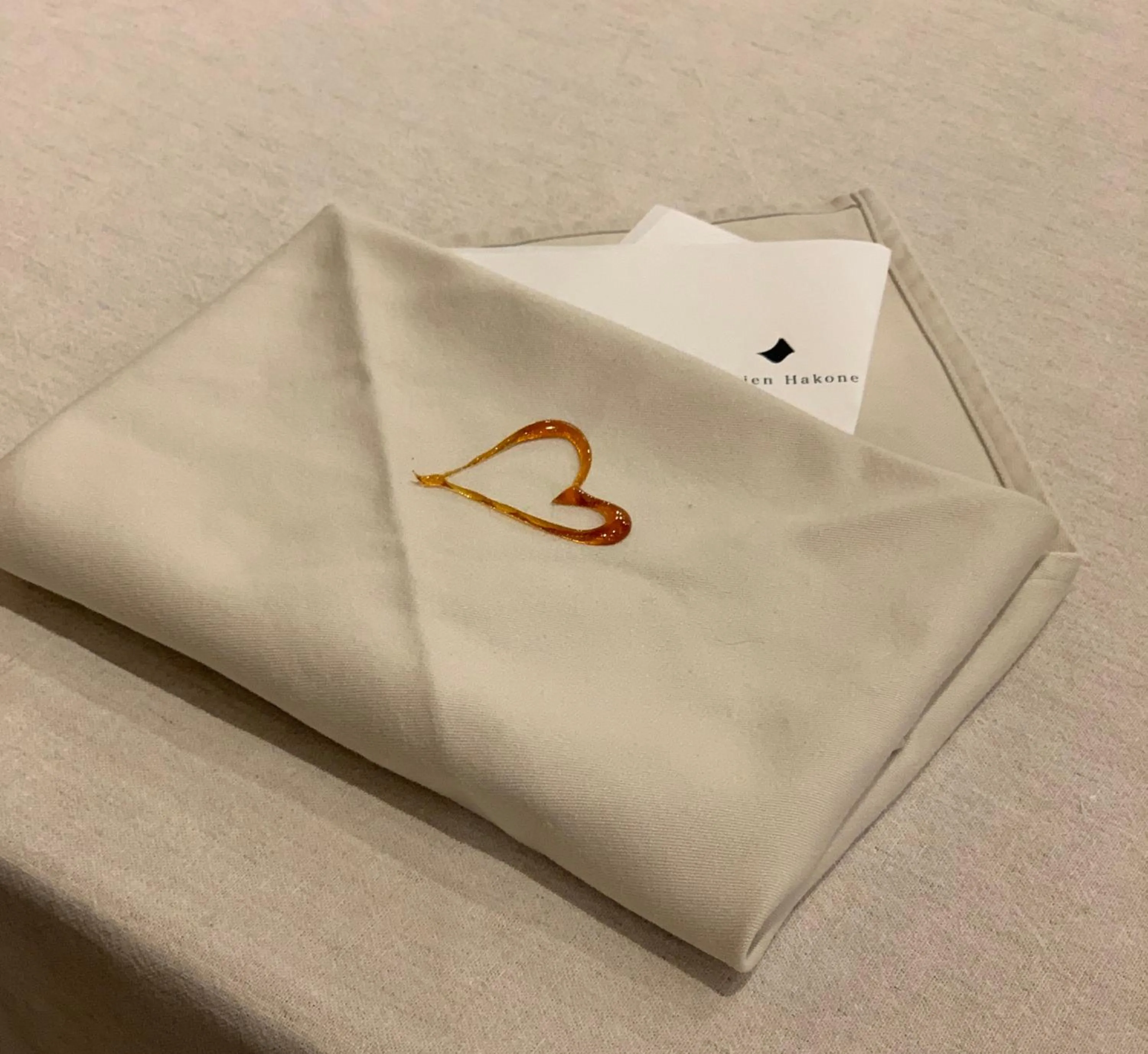 Food in gran terrace Le Lien Hakone