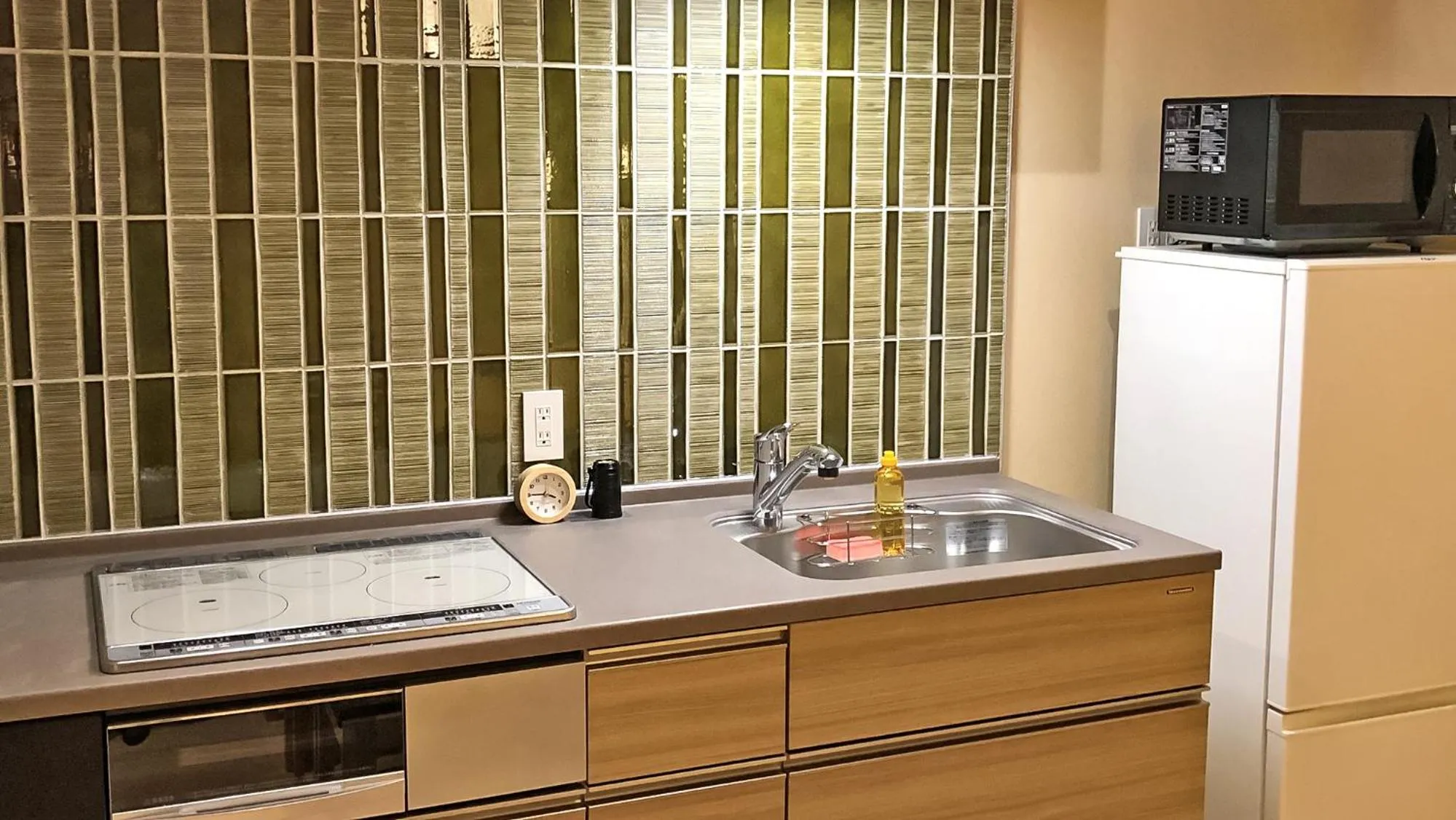 Kitchen or kitchenette in Stay SAKURA Tokyo Asakusa Yokozuna Hotel