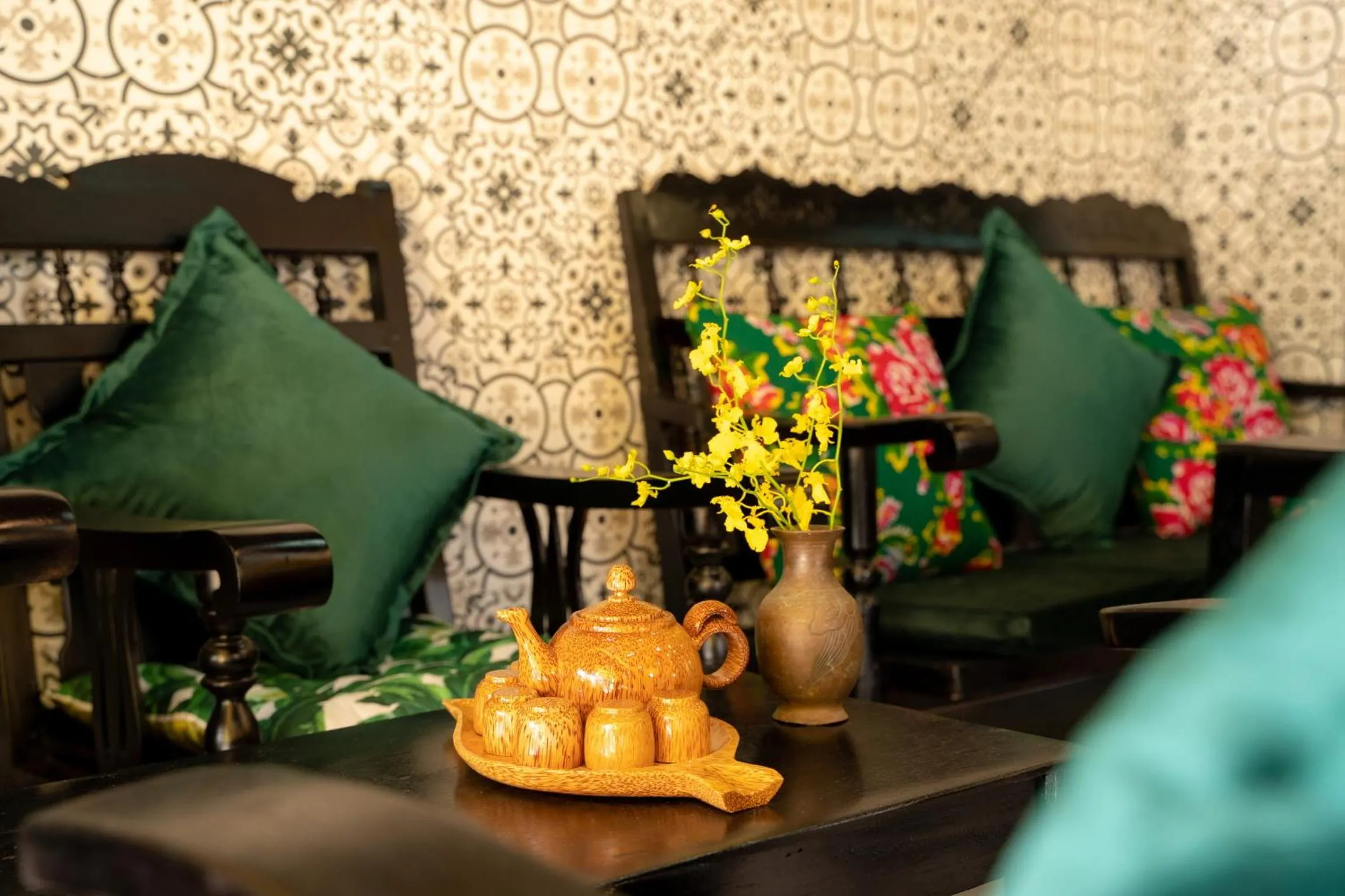 Seating area in Coco Viet Homestay