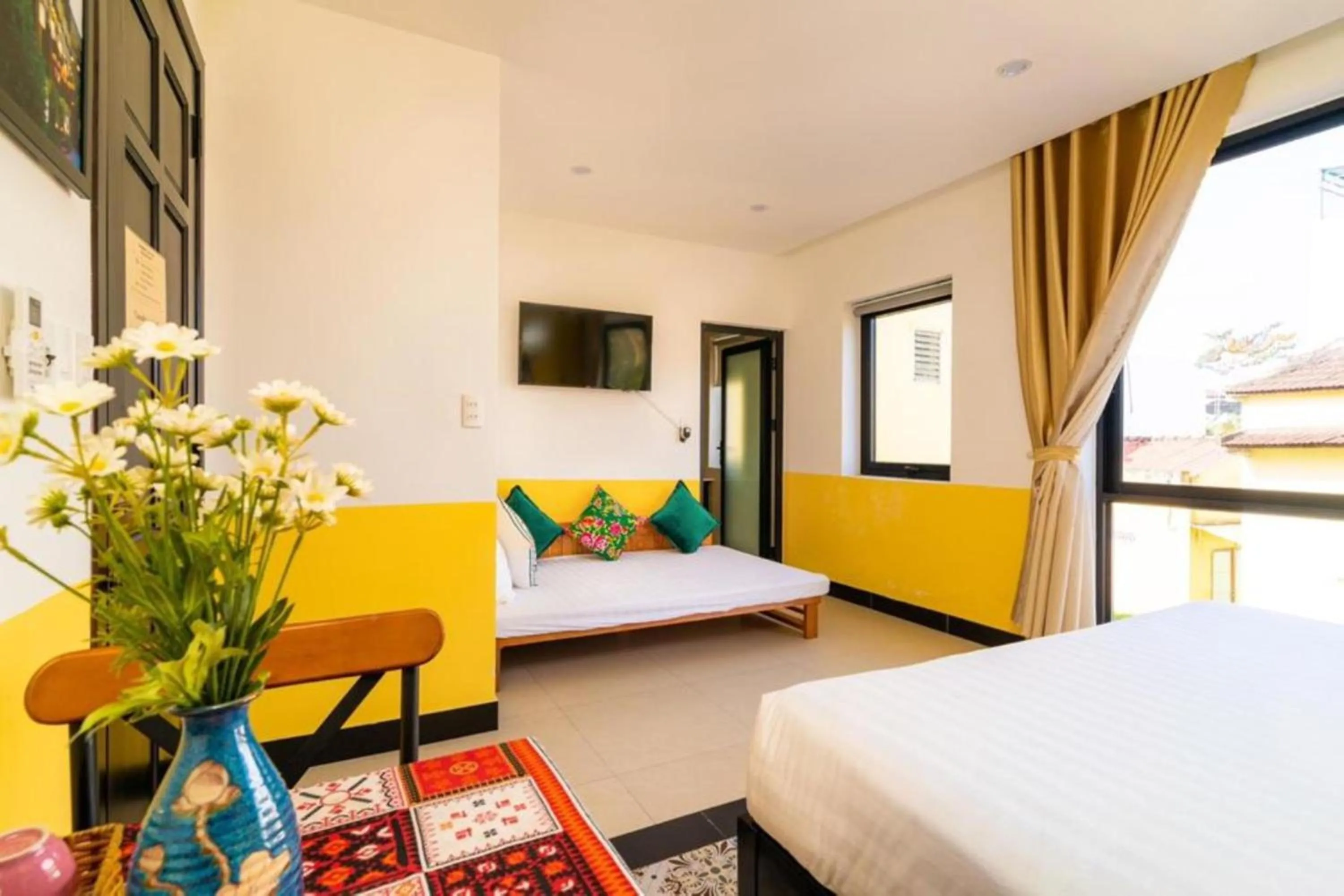 Living room, Bed in Coco Viet Homestay