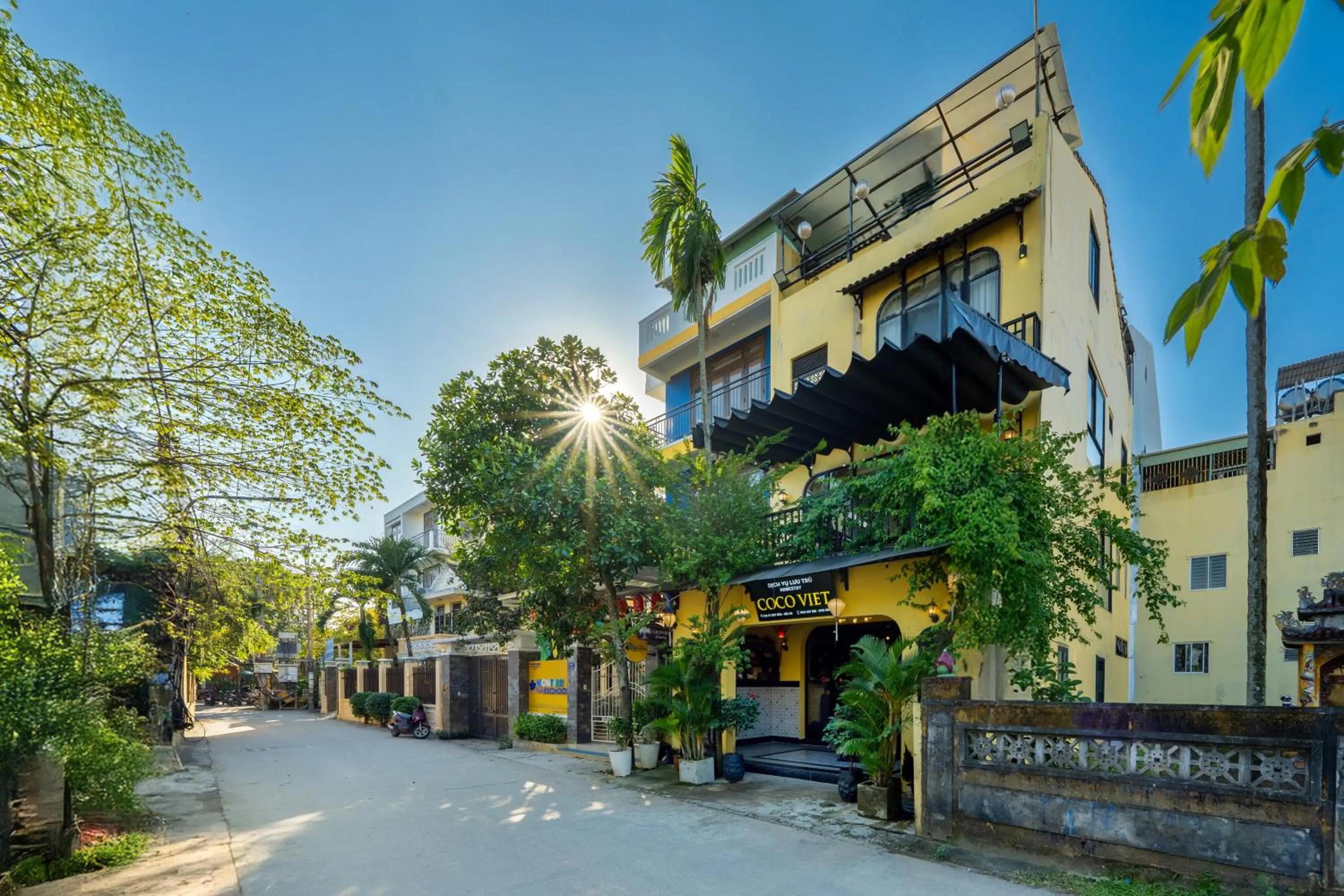 Property building in Coco Viet Homestay