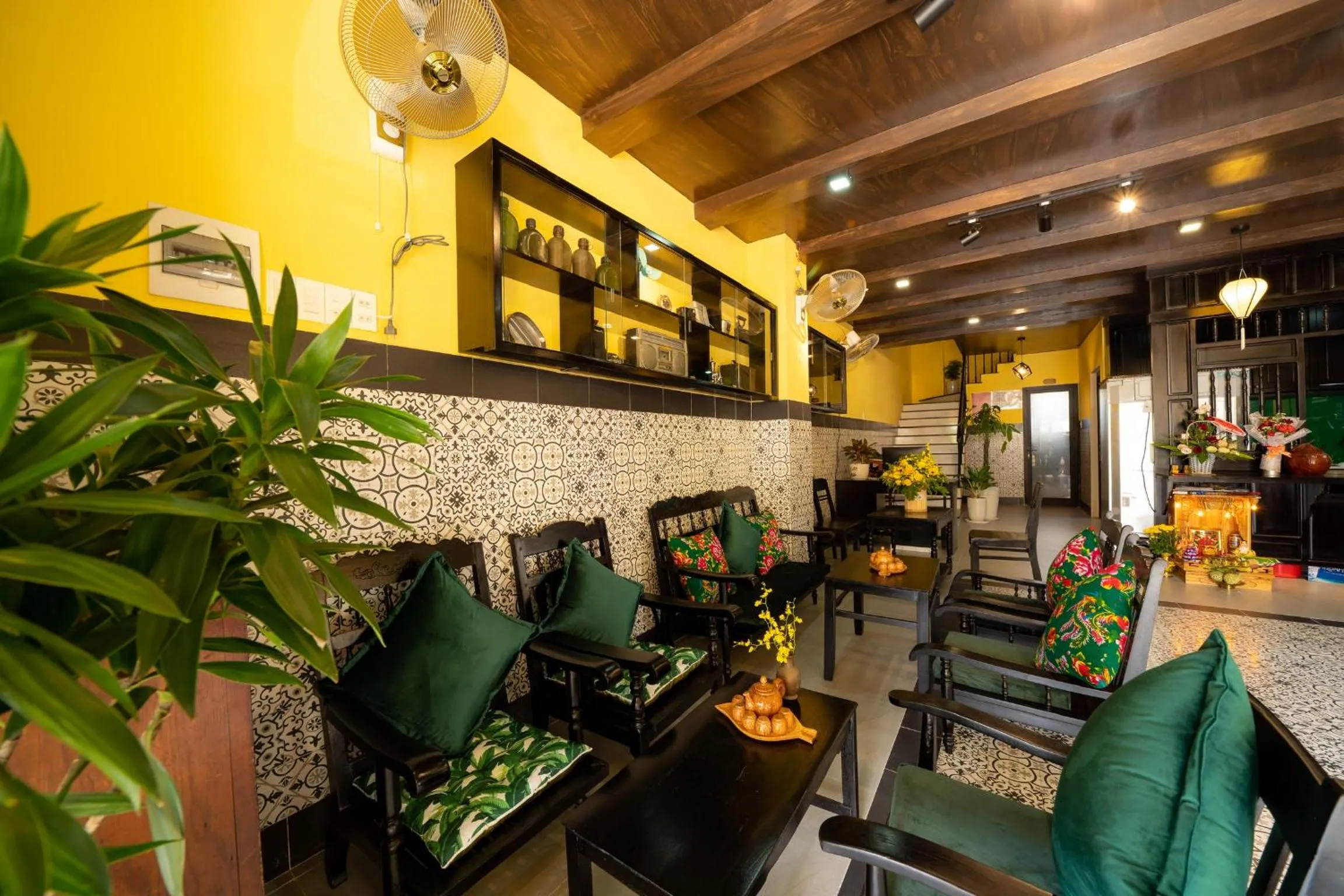 Seating area in Coco Viet Homestay