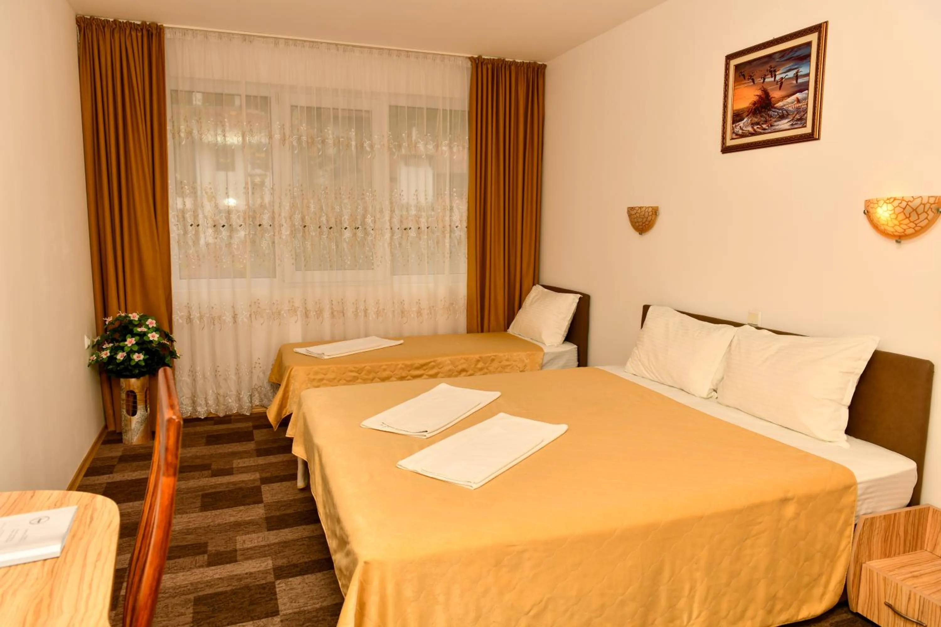 Bed in Blyan Family Hotel