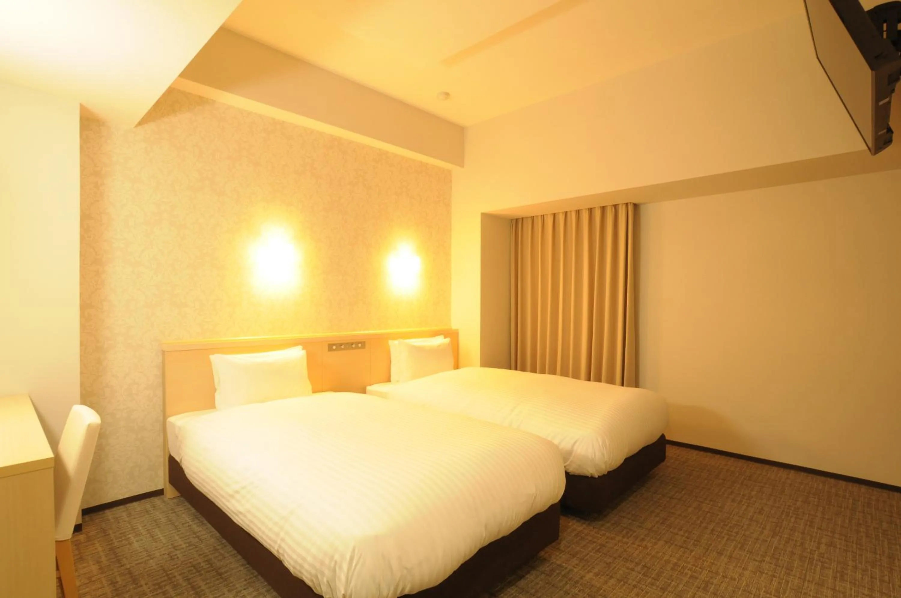 Bed in AB Hotel Omihachiman