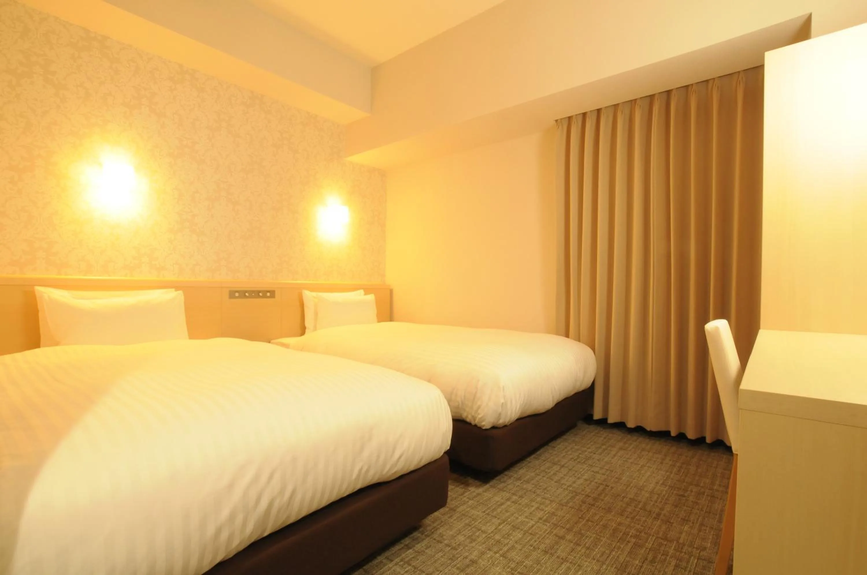 Bed in AB Hotel Omihachiman