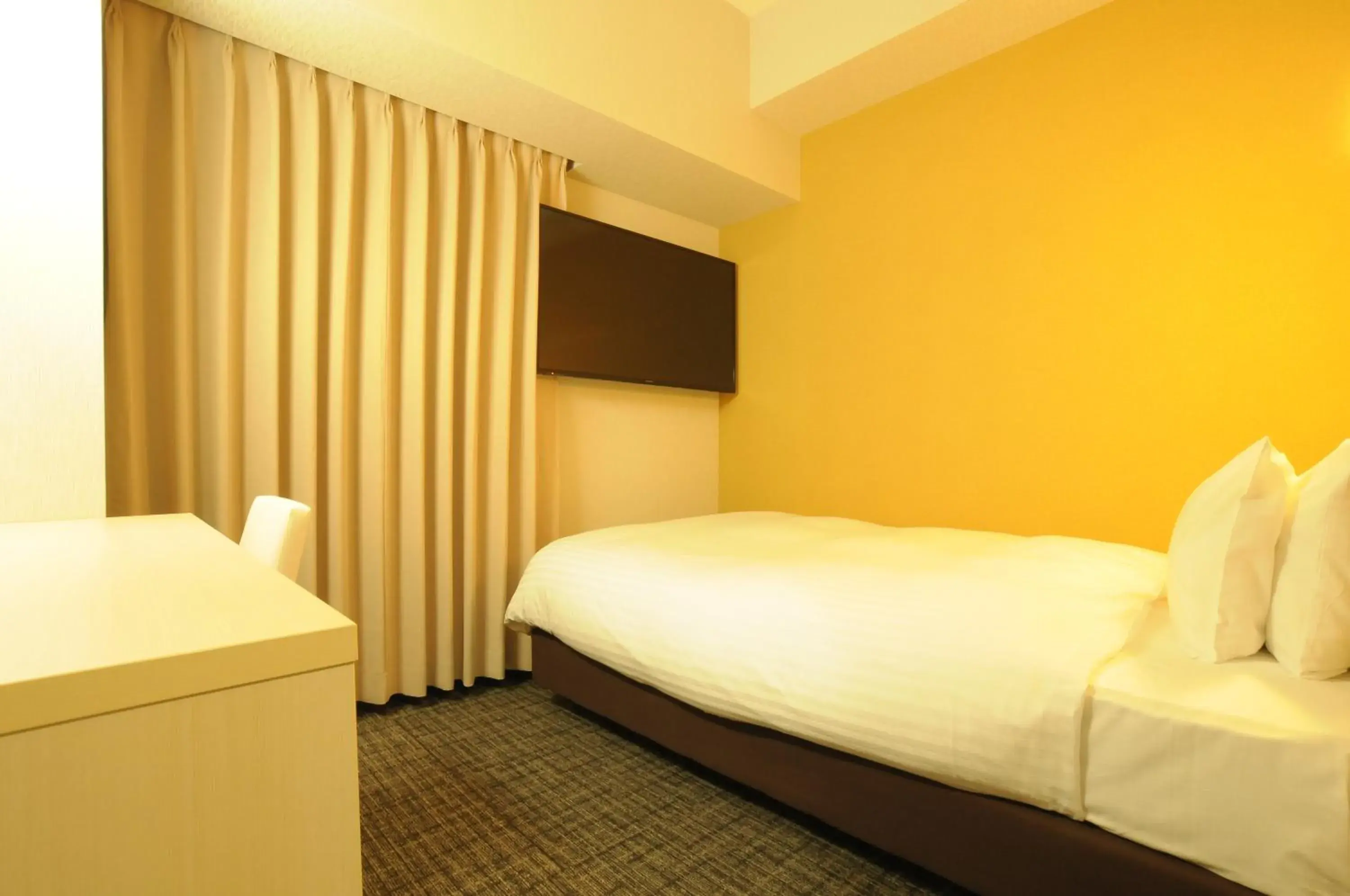 Bed in AB Hotel Omihachiman Bed in AB Hotel Omihachiman