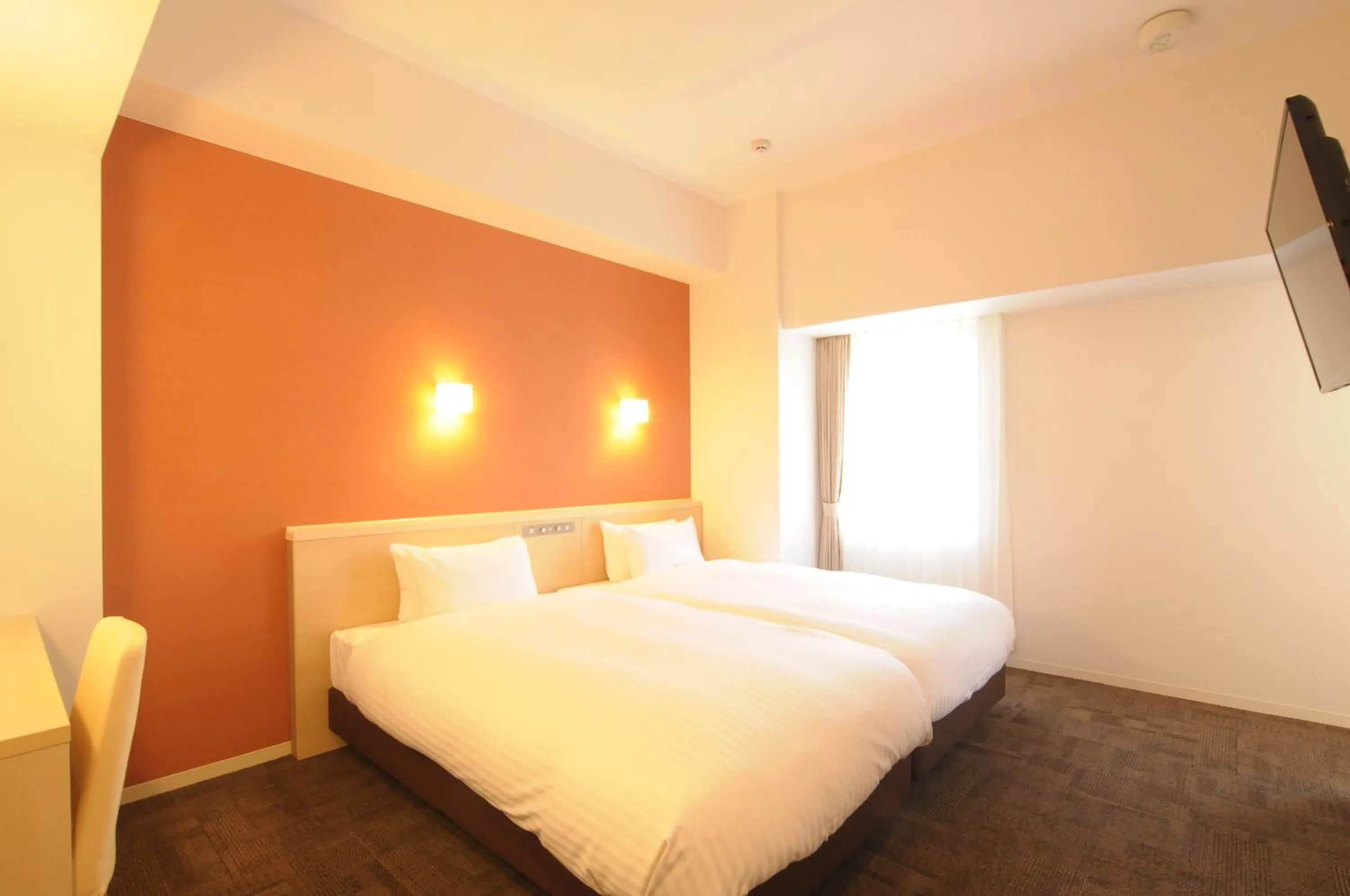 Bed in AB Hotel Ubeshinkawa