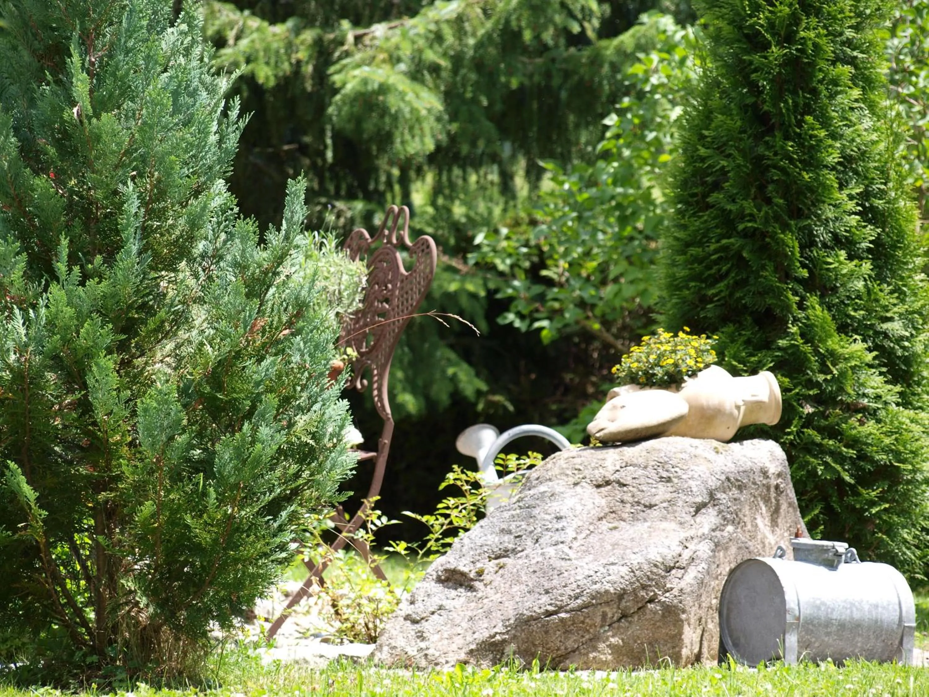 Garden in Hotel Restaurant Peterle