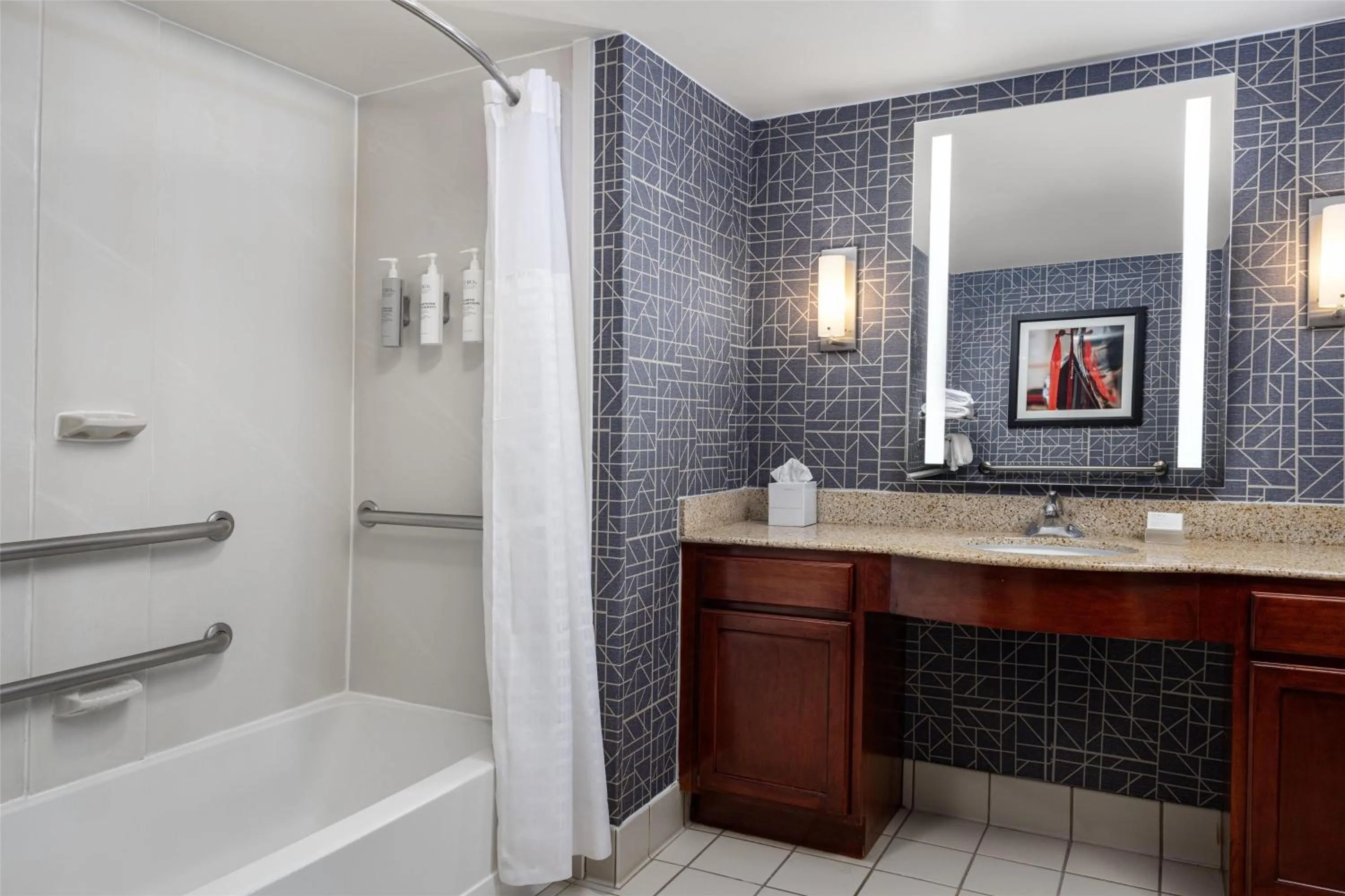 Bathroom in Homewood Suites by Hilton Dulles-North Loudoun
