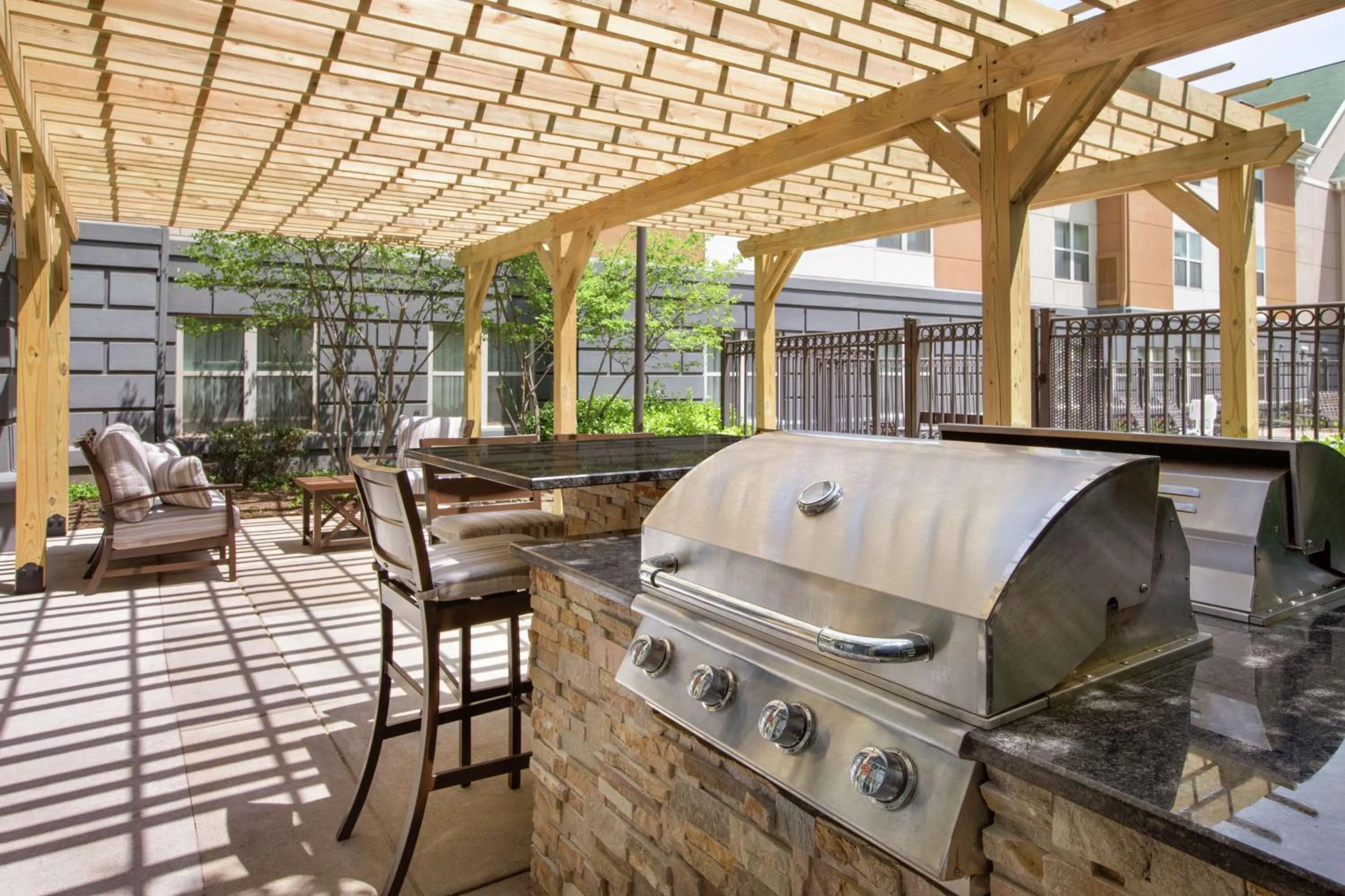 Patio in Homewood Suites by Hilton Dulles-North Loudoun
