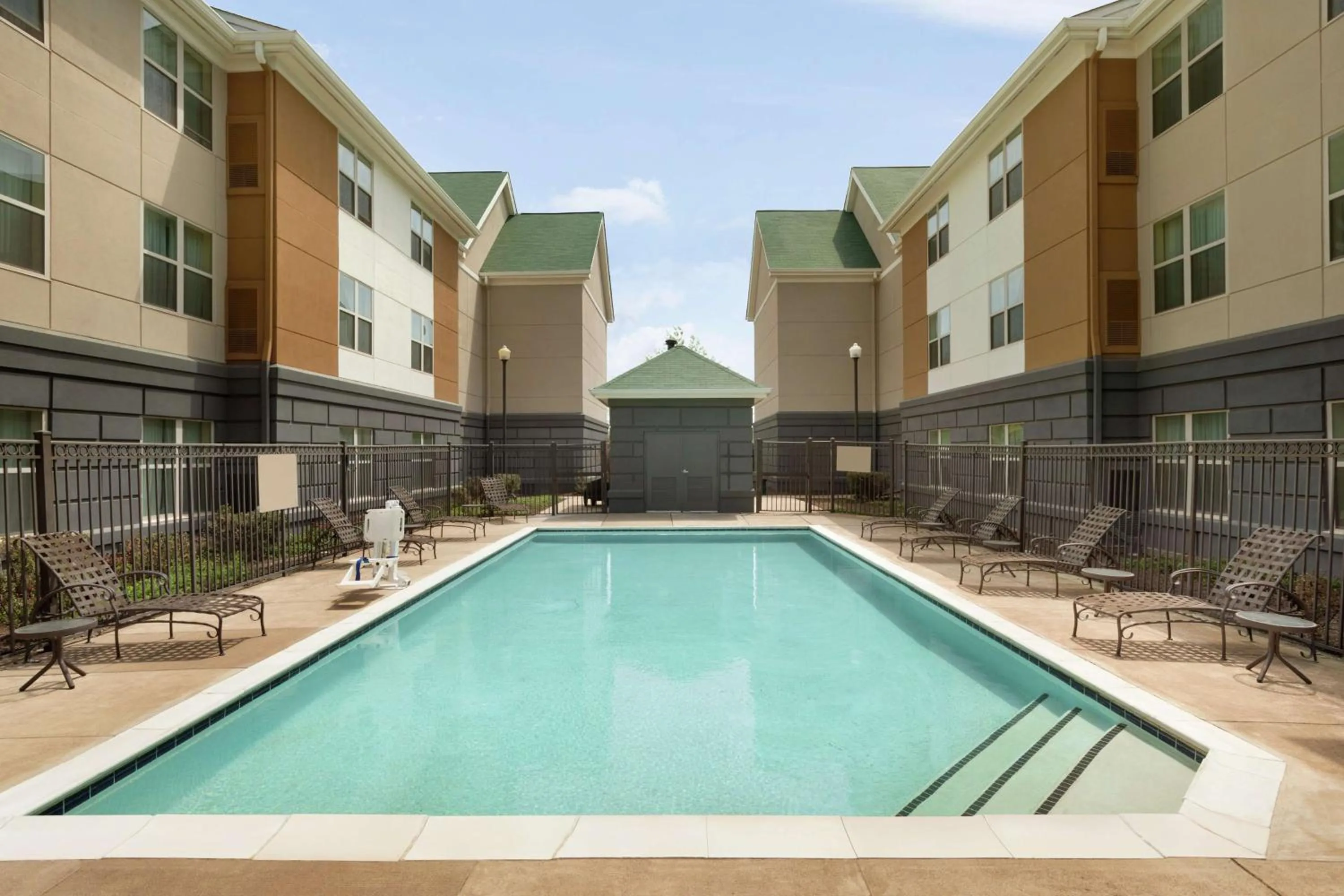 Pool view in Homewood Suites by Hilton Dulles-North Loudoun
