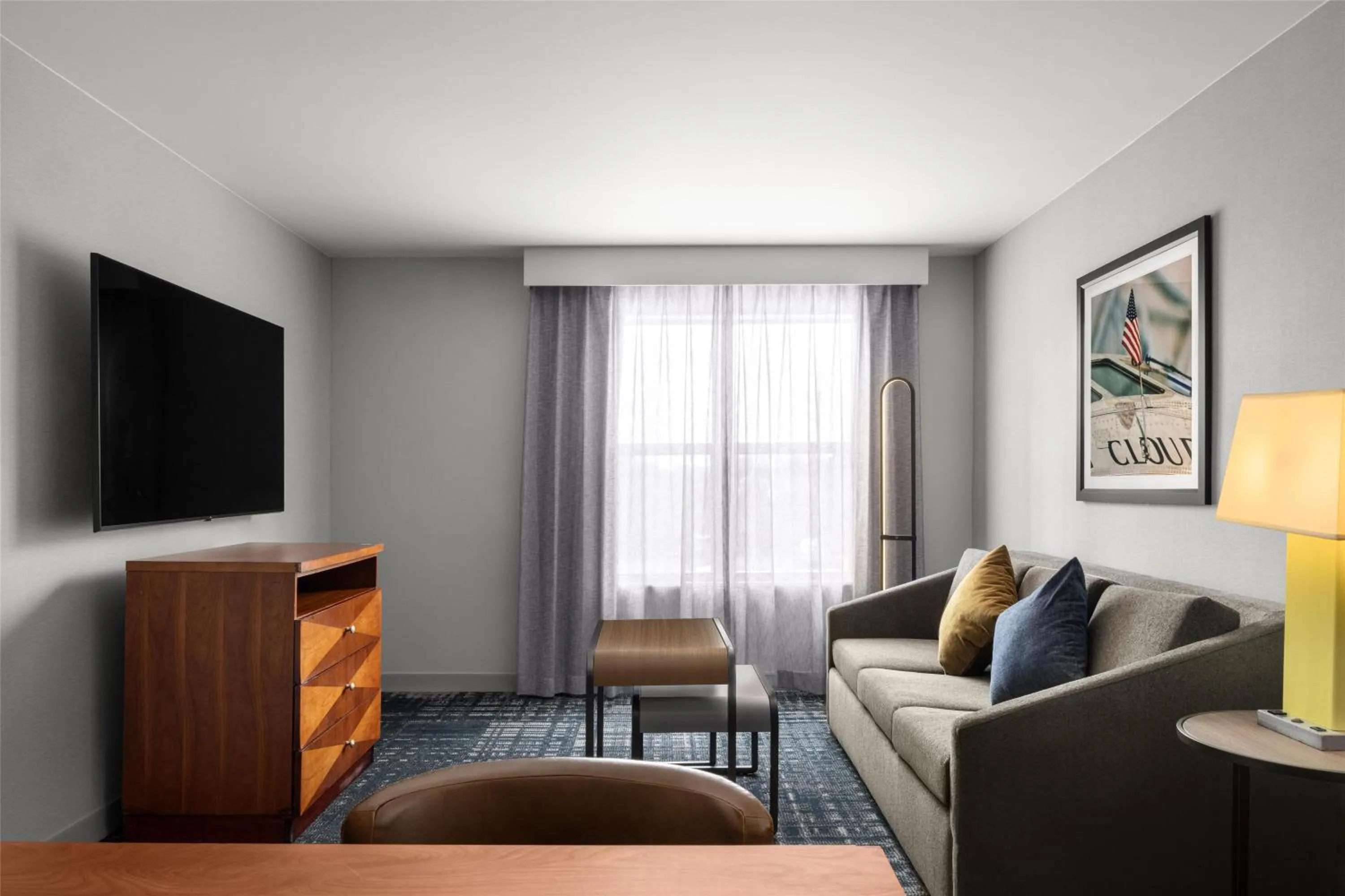 Living room in Homewood Suites by Hilton Dulles-North Loudoun