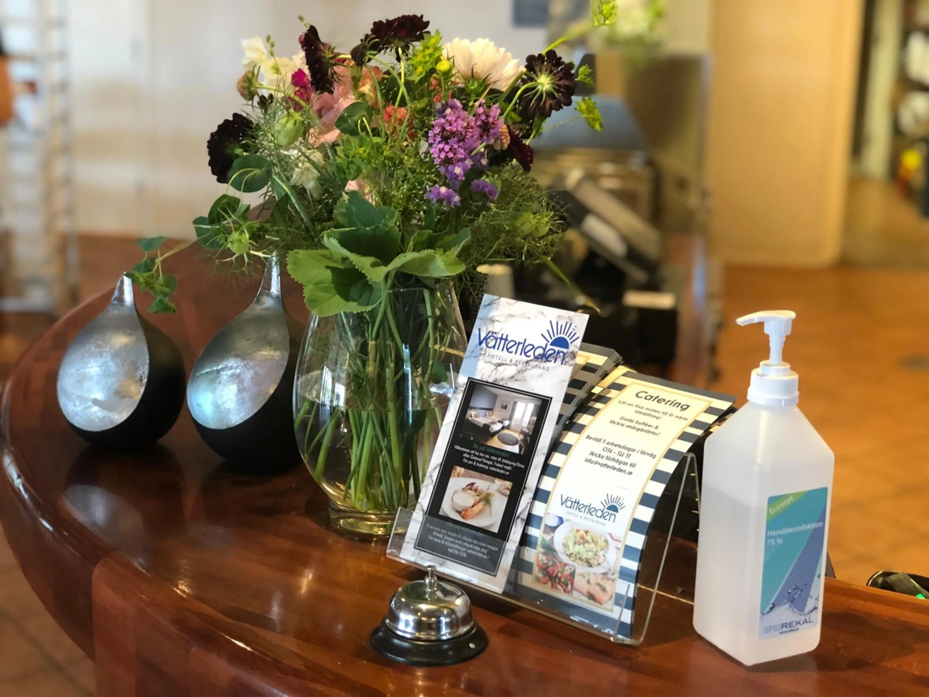 Lobby or reception in Vätterleden Hotell & Restaurang