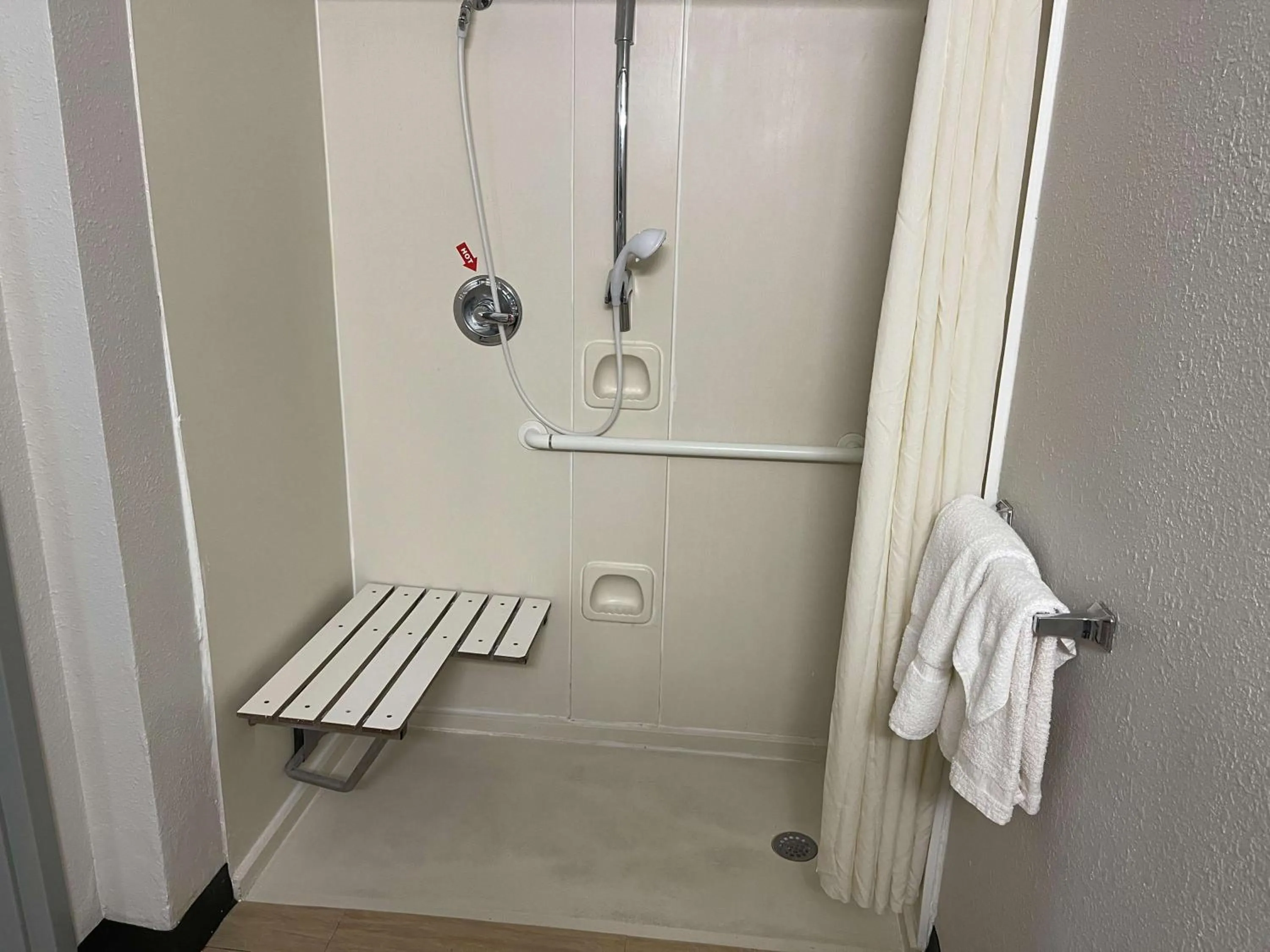 Bathroom in SureStay Plus Hotel by Best Western Durham Medical Center