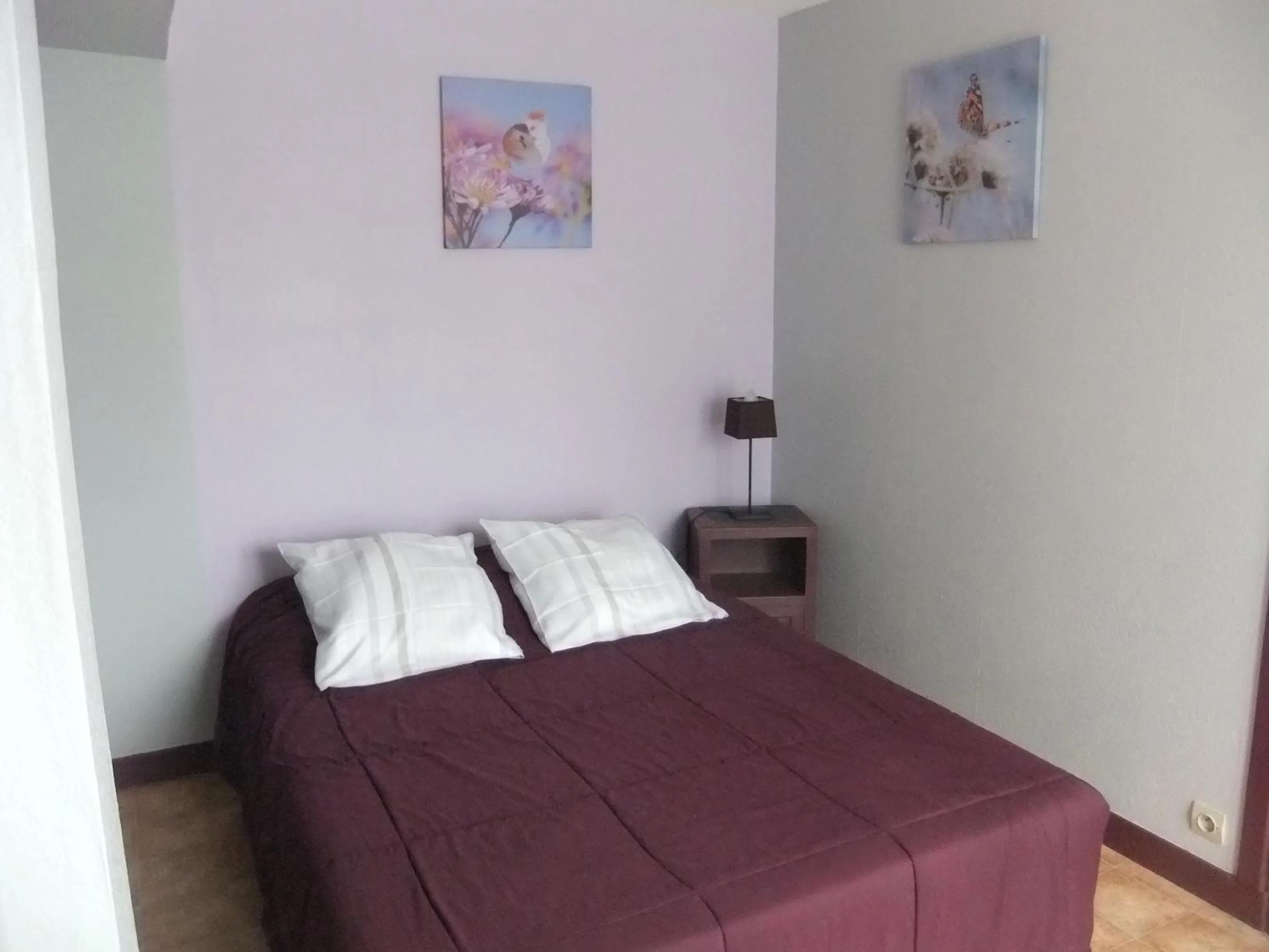 Bed in Gîtes de L'Aumondière