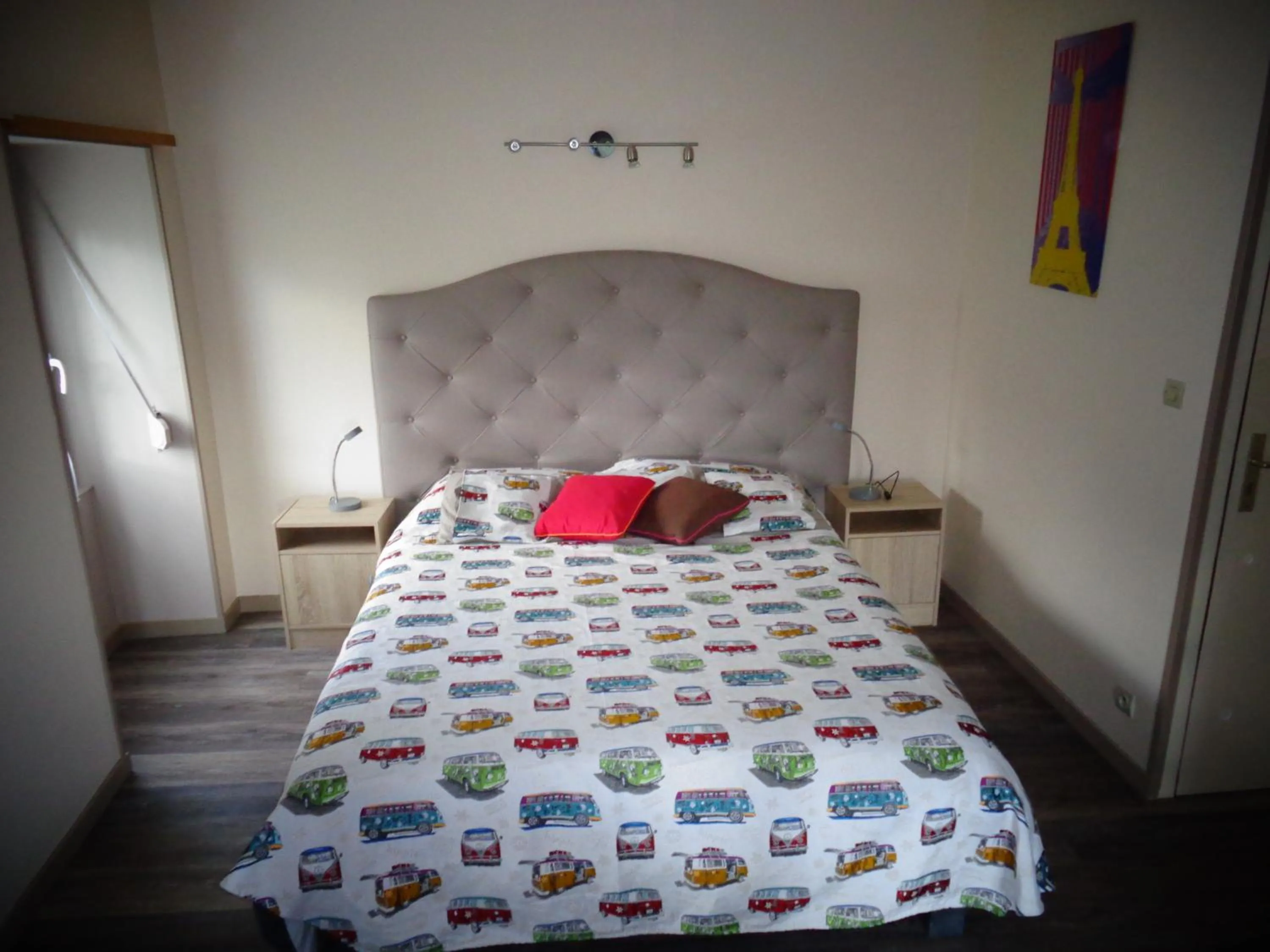 Bed in Gîtes de L'Aumondière