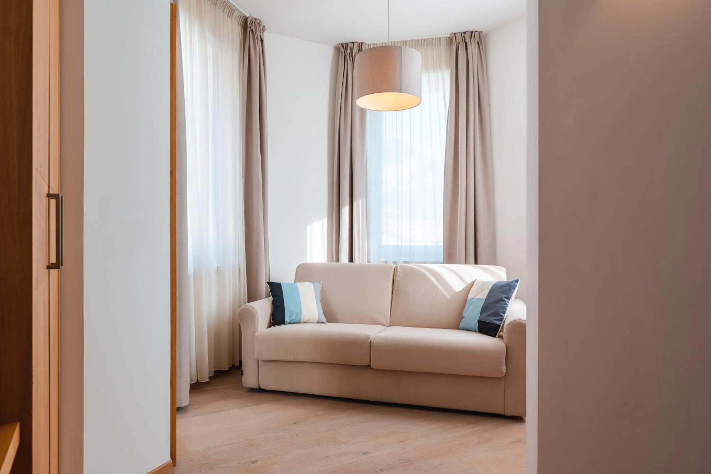 Seating area in Albergo Caffe Centrale
