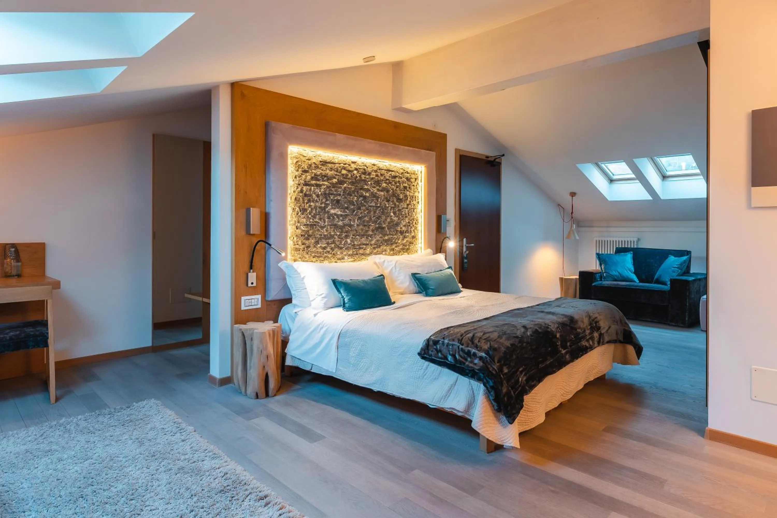 Bedroom, Bed in Albergo Caffe Centrale