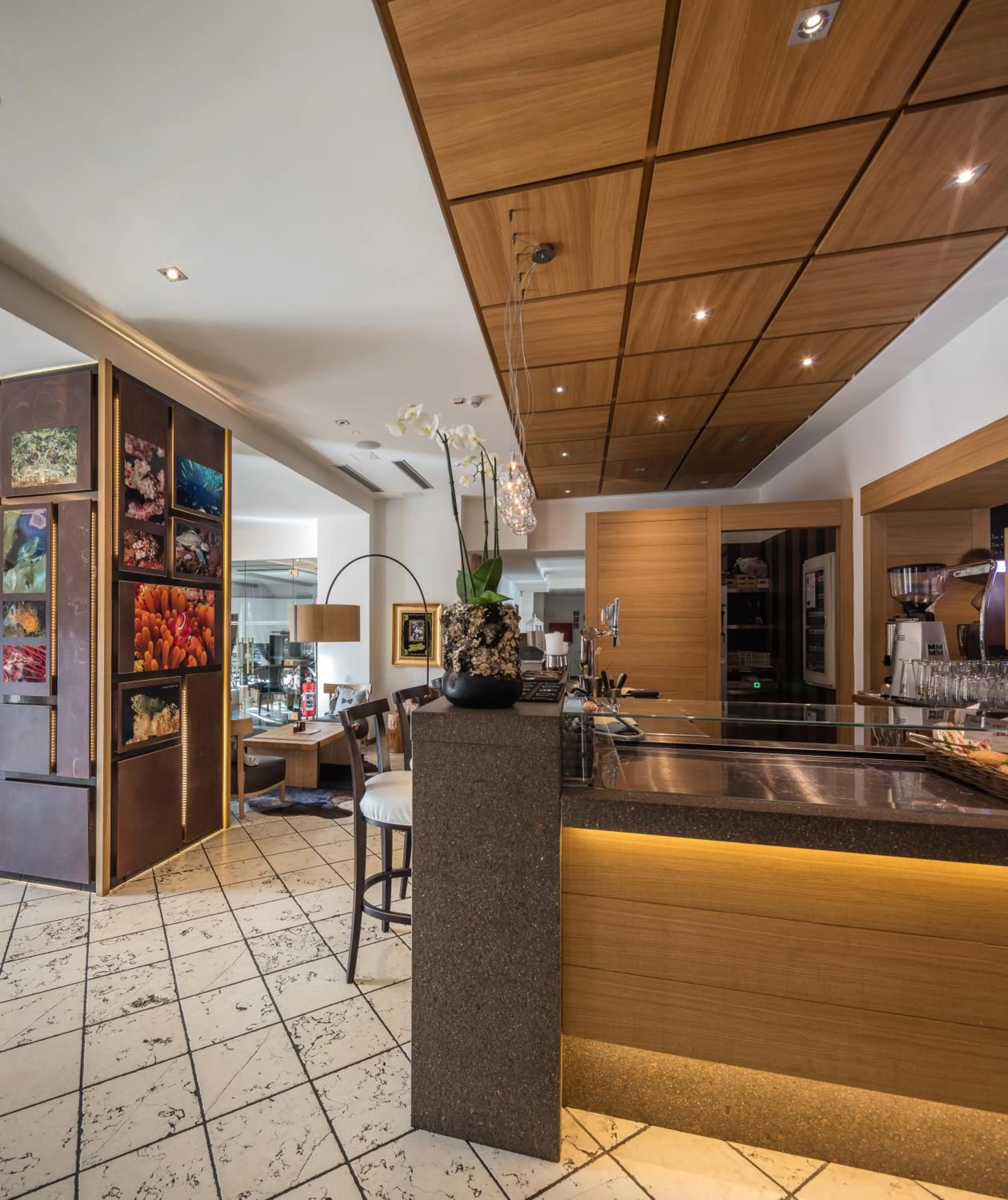 Lounge or bar in Albergo Caffe Centrale